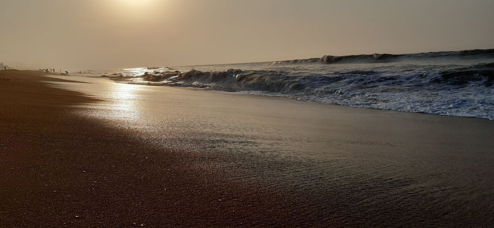 Samsung Galaxy A30 sample photo. Sunrise, beach, sea photography
