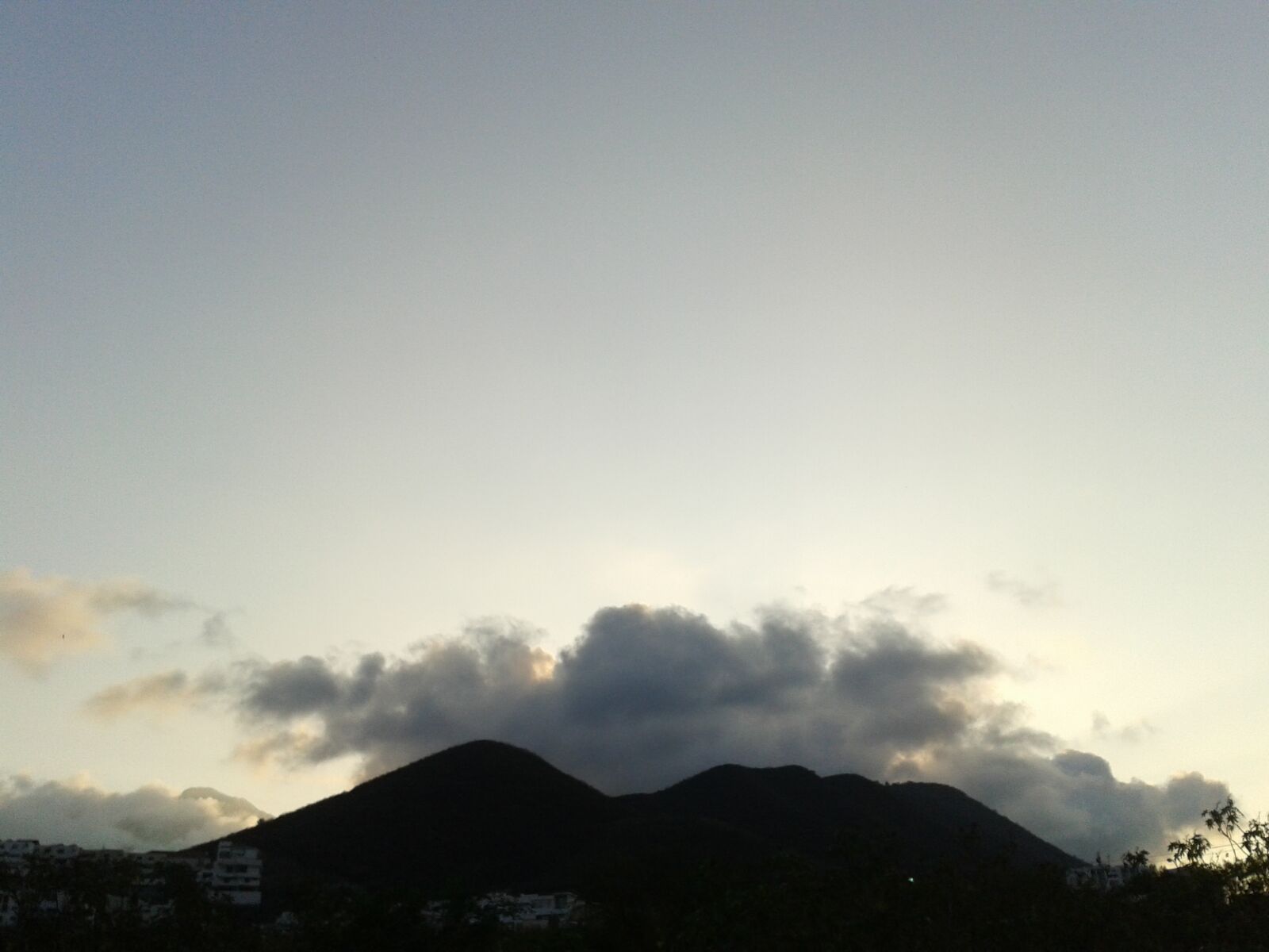 Samsung Galaxy S3 Mini sample photo. Clouds, horizon, landscape, mountains photography