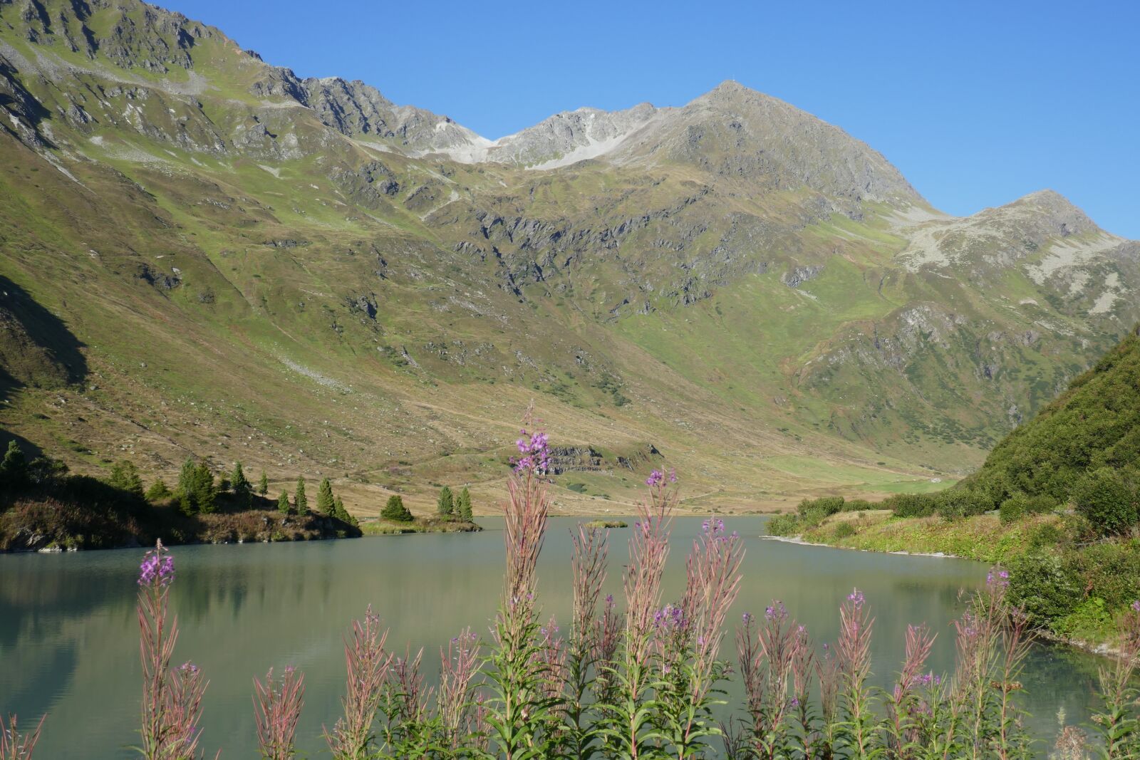 Panasonic DMC-TZ101 sample photo. Mountains, lake, water photography