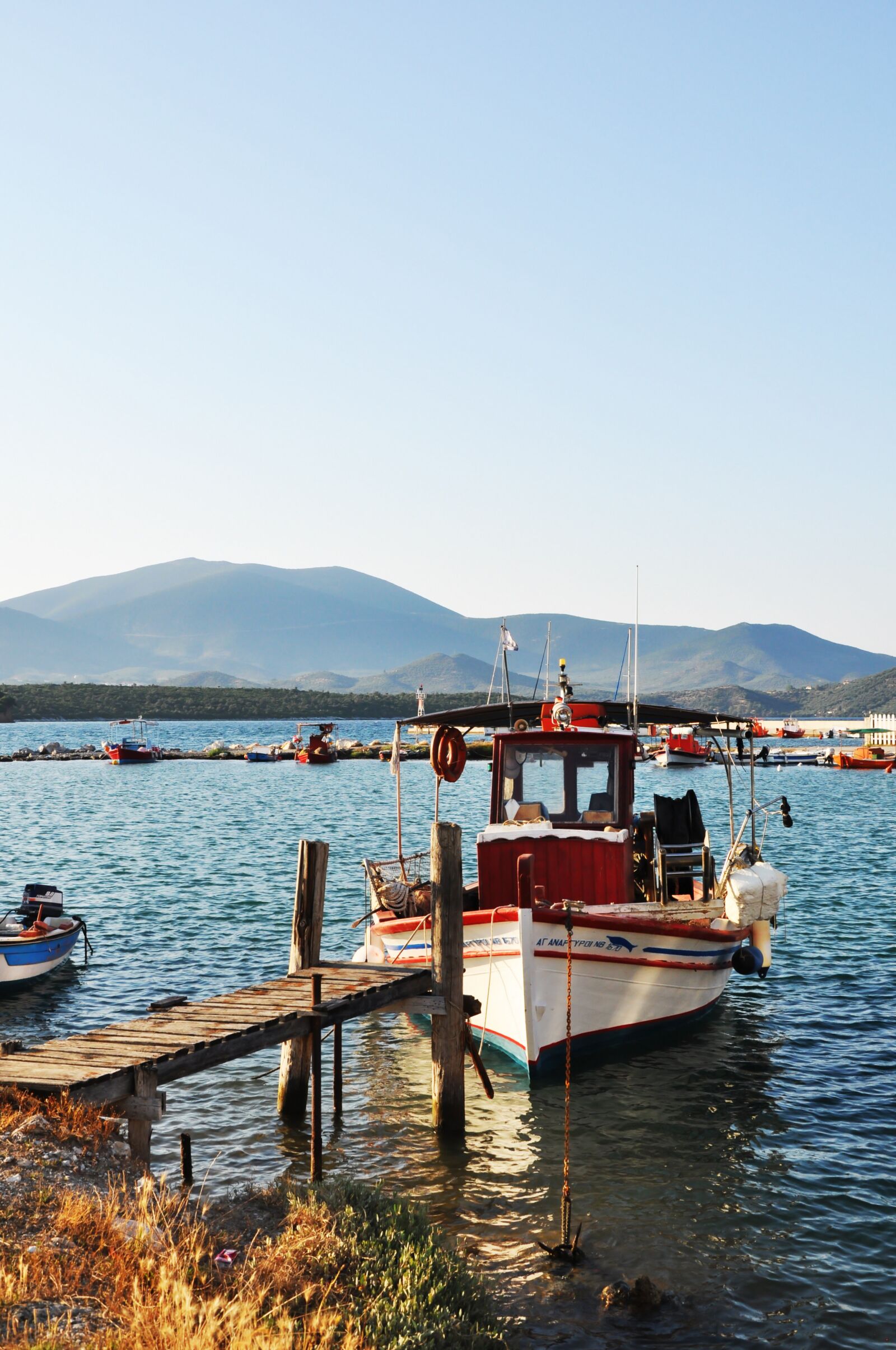 Nikon D5000 sample photo. Greece, skiathos, boat photography