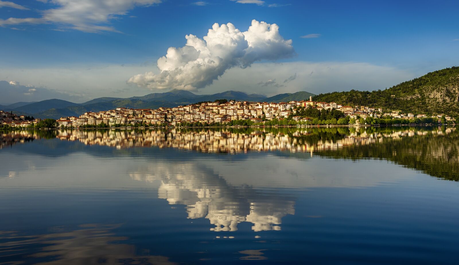Tamron SP 24-70mm F2.8 Di VC USD sample photo. Kastoria, greece, lake photography