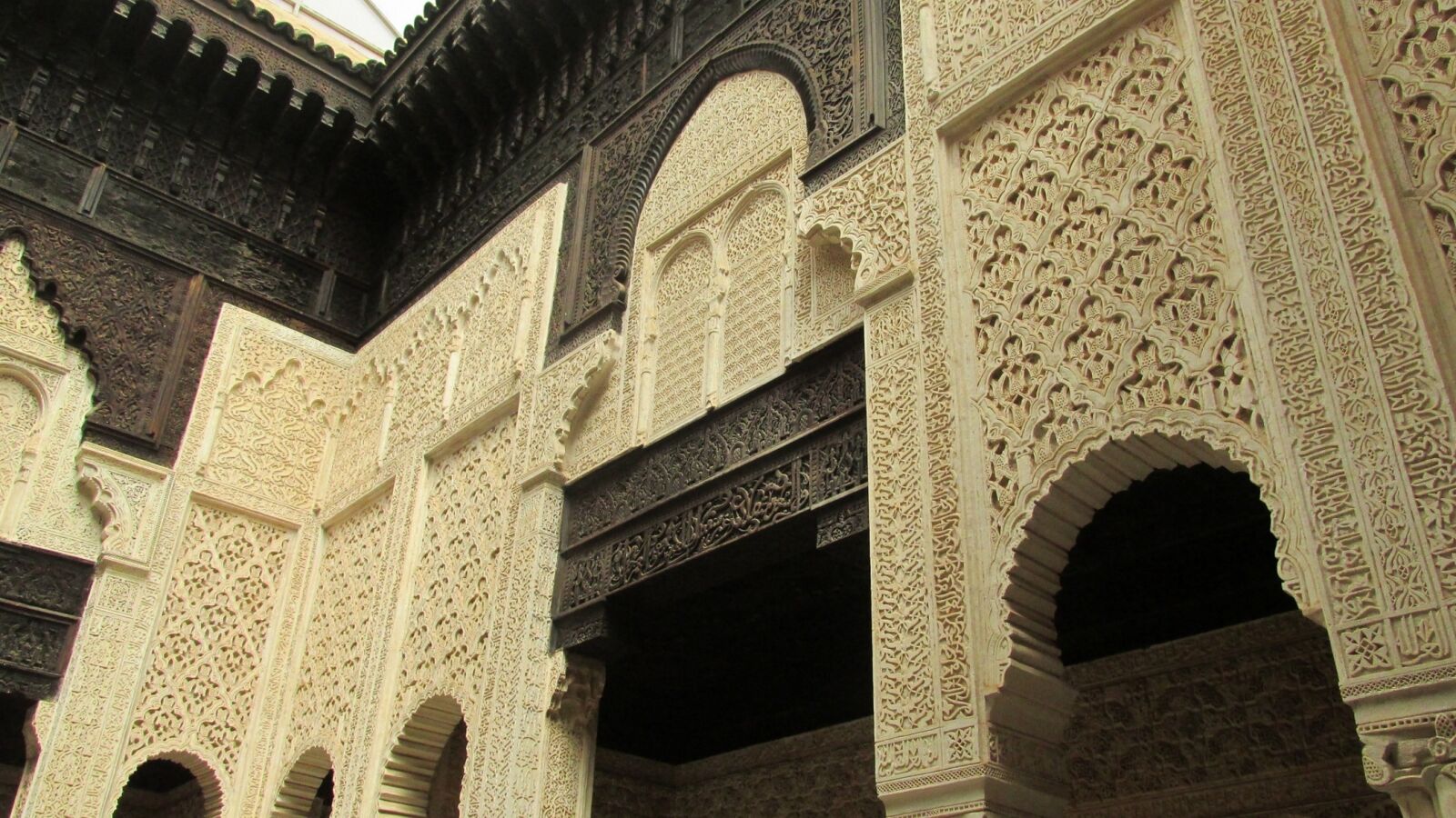 Canon PowerShot SX160 IS sample photo. Arabesque, morocco, medersa photography