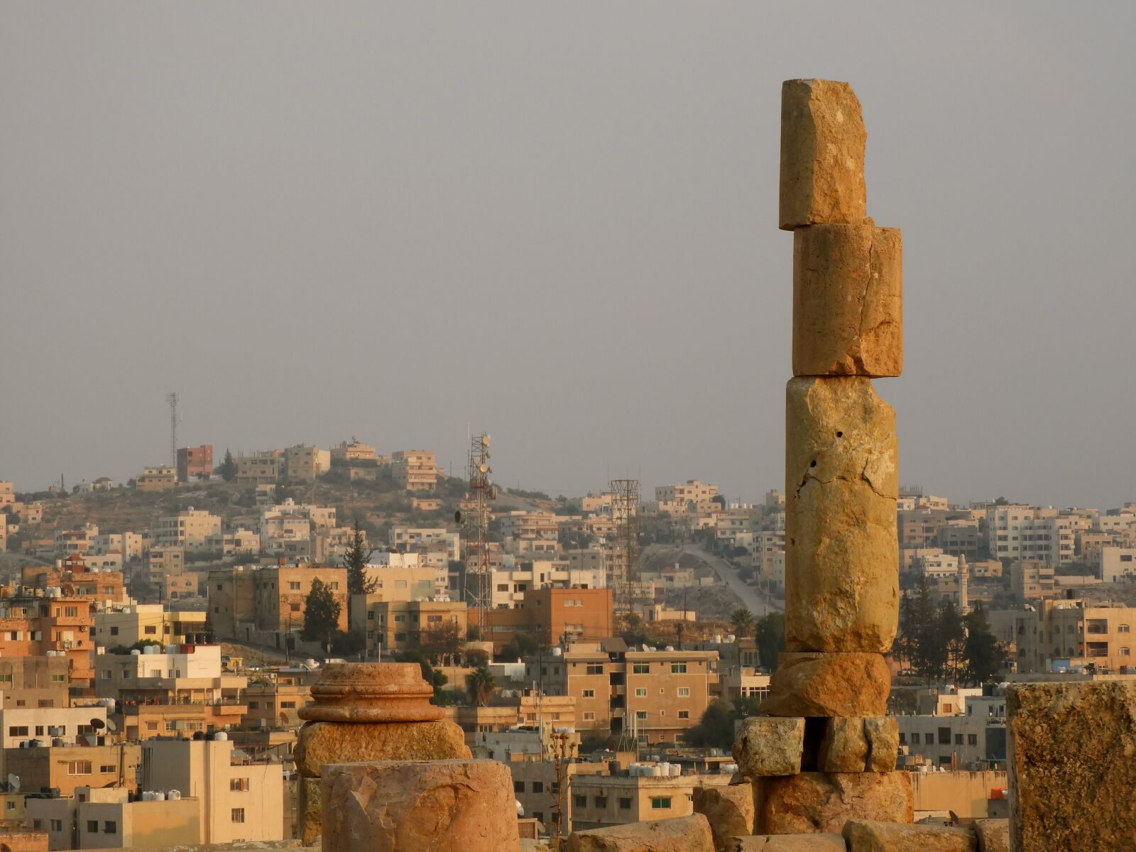 Nikon Coolpix B700 sample photo. Jordan, column, archaeology photography