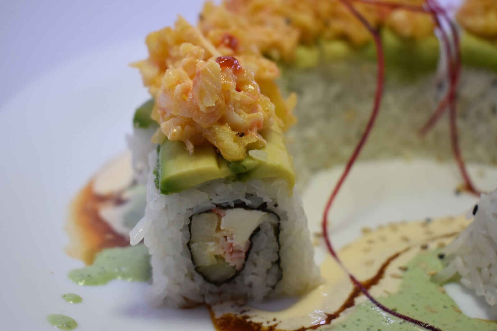 Nikon D5500 sample photo. Nikkei sushi, sushi, roll photography