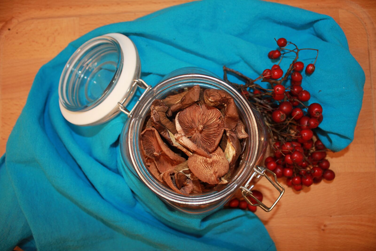 Canon EOS 60D sample photo. Dried mushrooms, food, dried photography