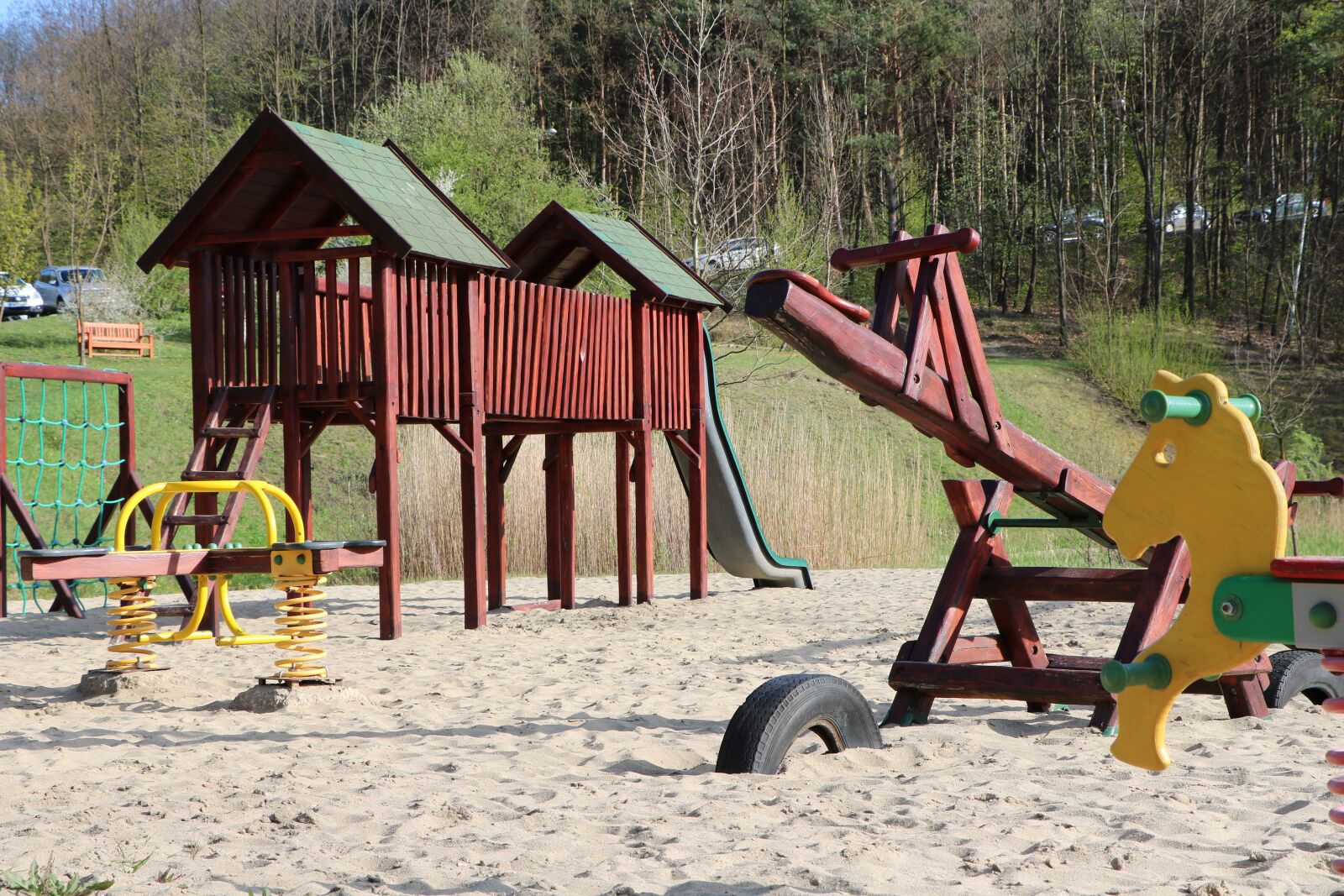 Canon EOS 760D (EOS Rebel T6s / EOS 8000D) sample photo. Children's playground, swing, jungle photography