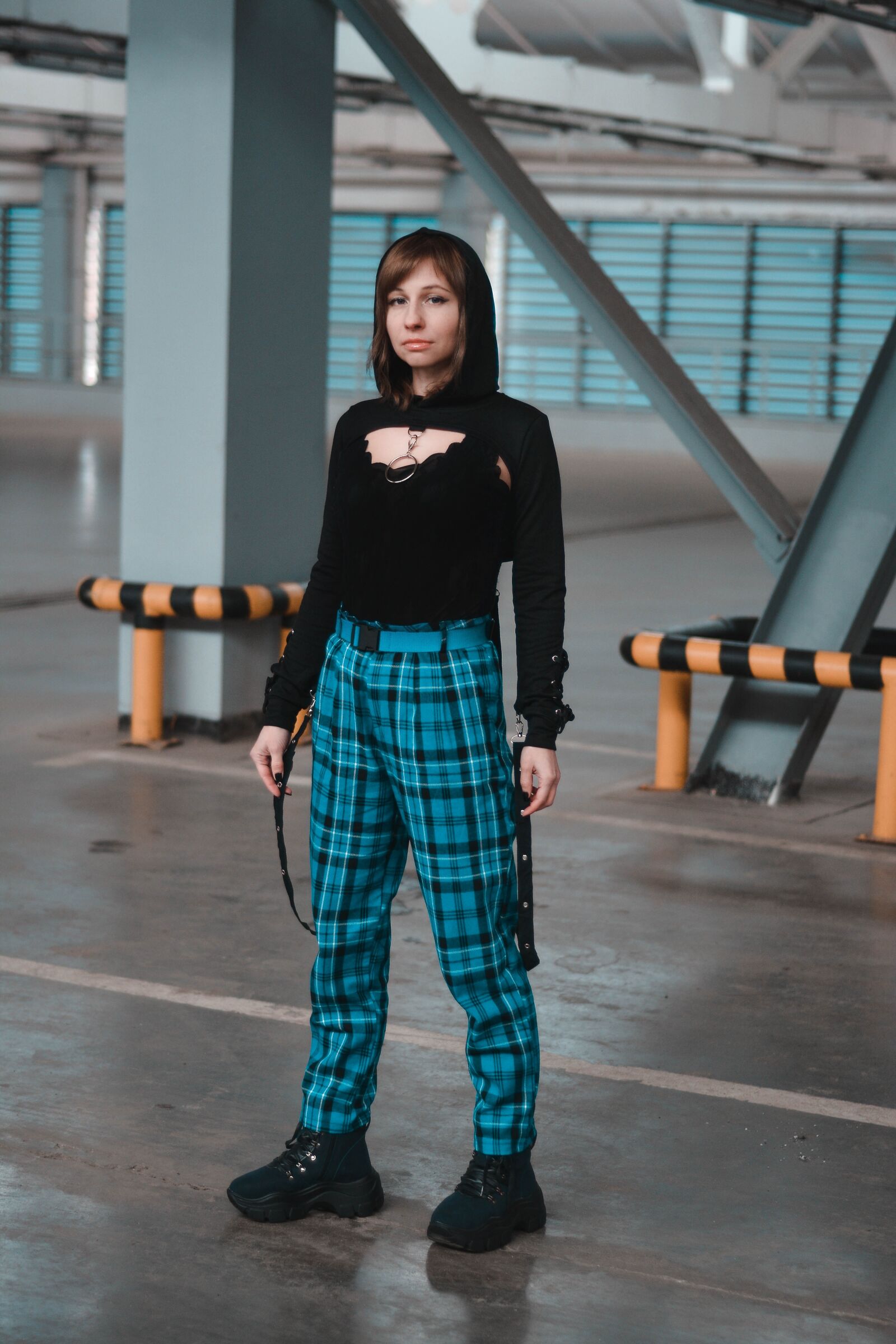 Nikon D7100 sample photo. Parking, punk, goth photography