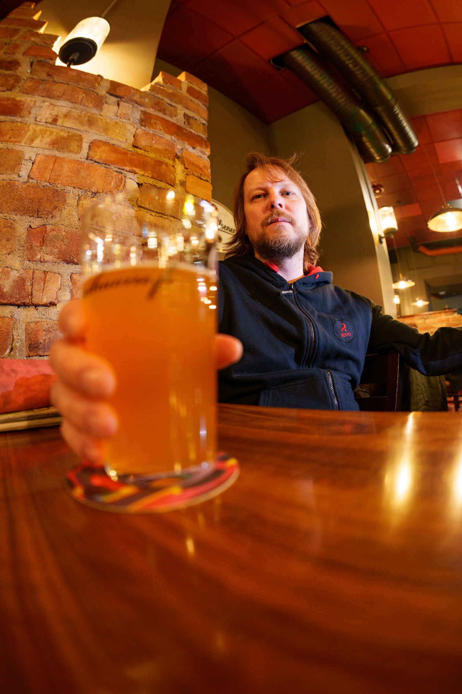 Sigma 15mm F1.4 DG DN Diagonal Fisheye Art sample photo. Afterwork beer photography