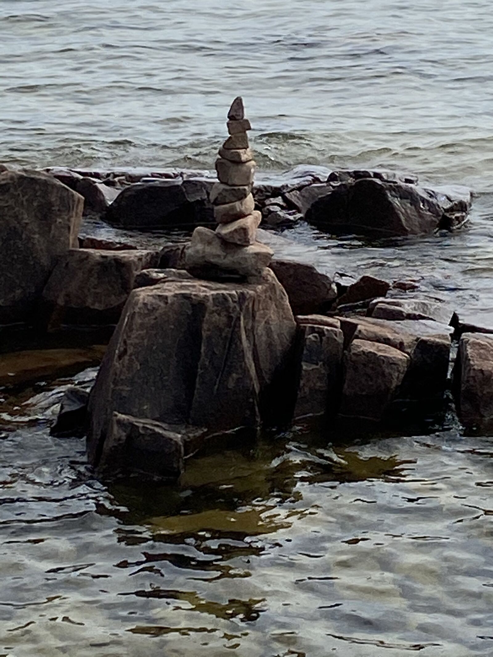 Apple iPhone 11 sample photo. Rocks, nature, water photography