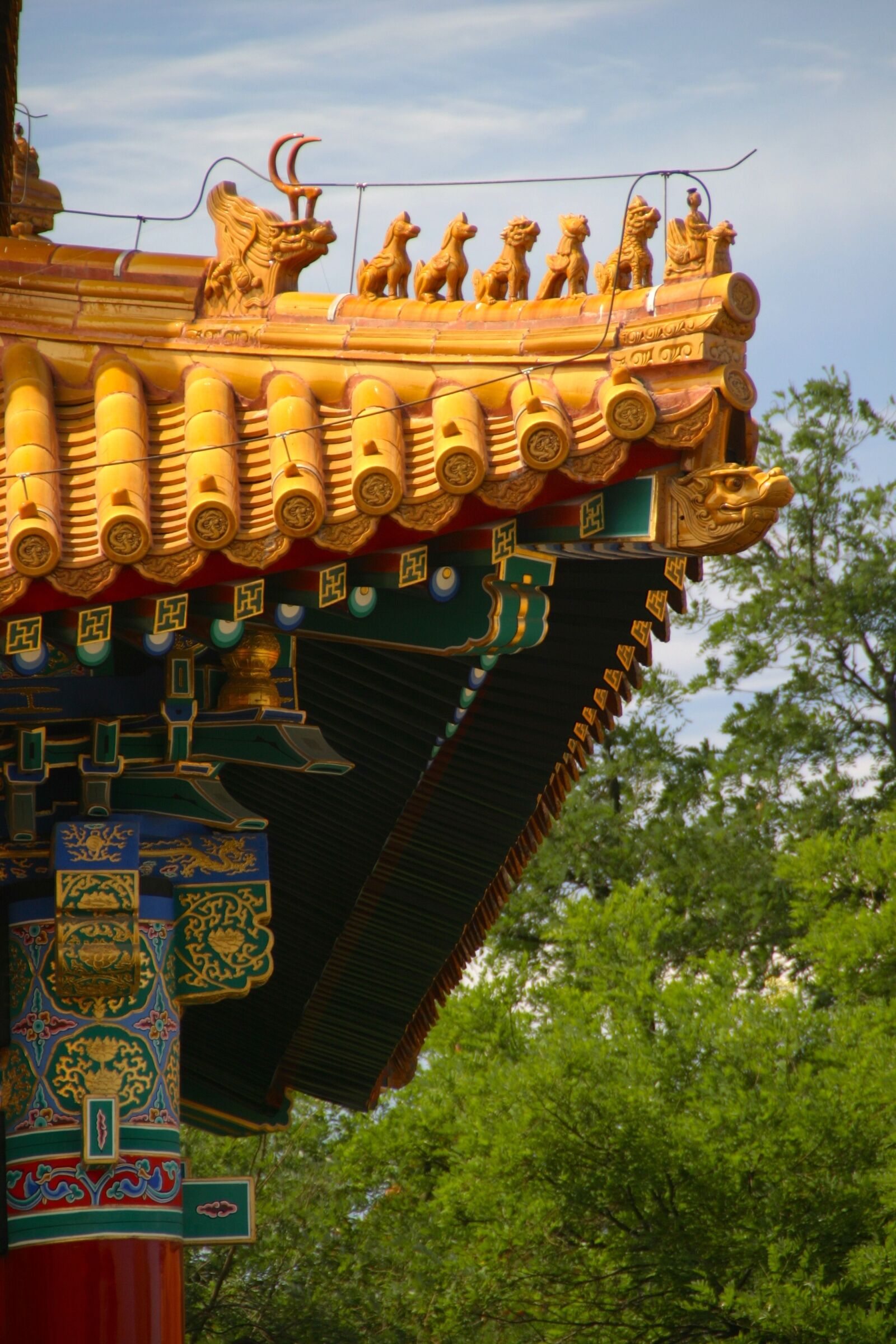Canon EOS 10D sample photo. Roof, china, dragon photography