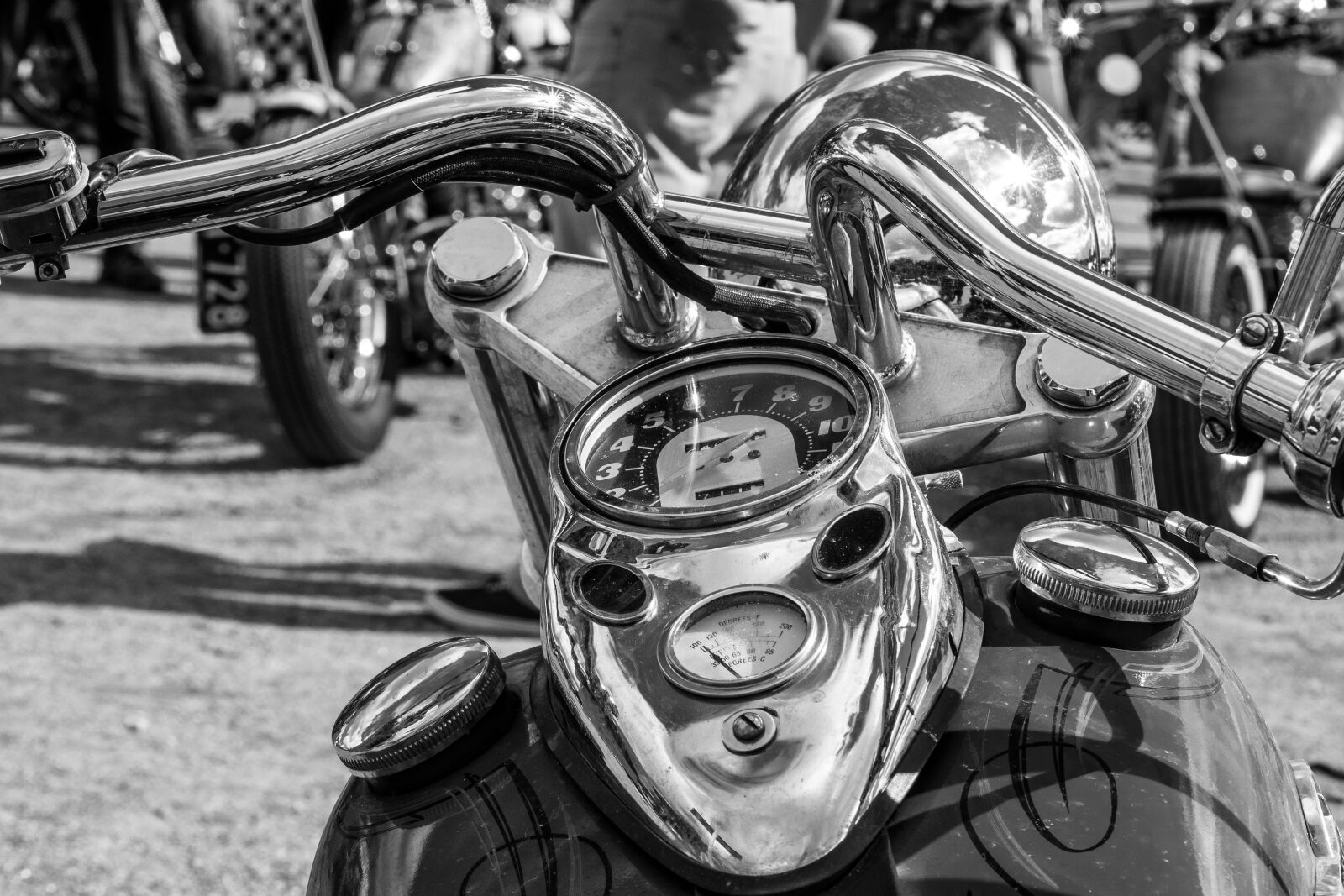 Nikon D3300 sample photo. Motorcycle, meter, exhibition photography