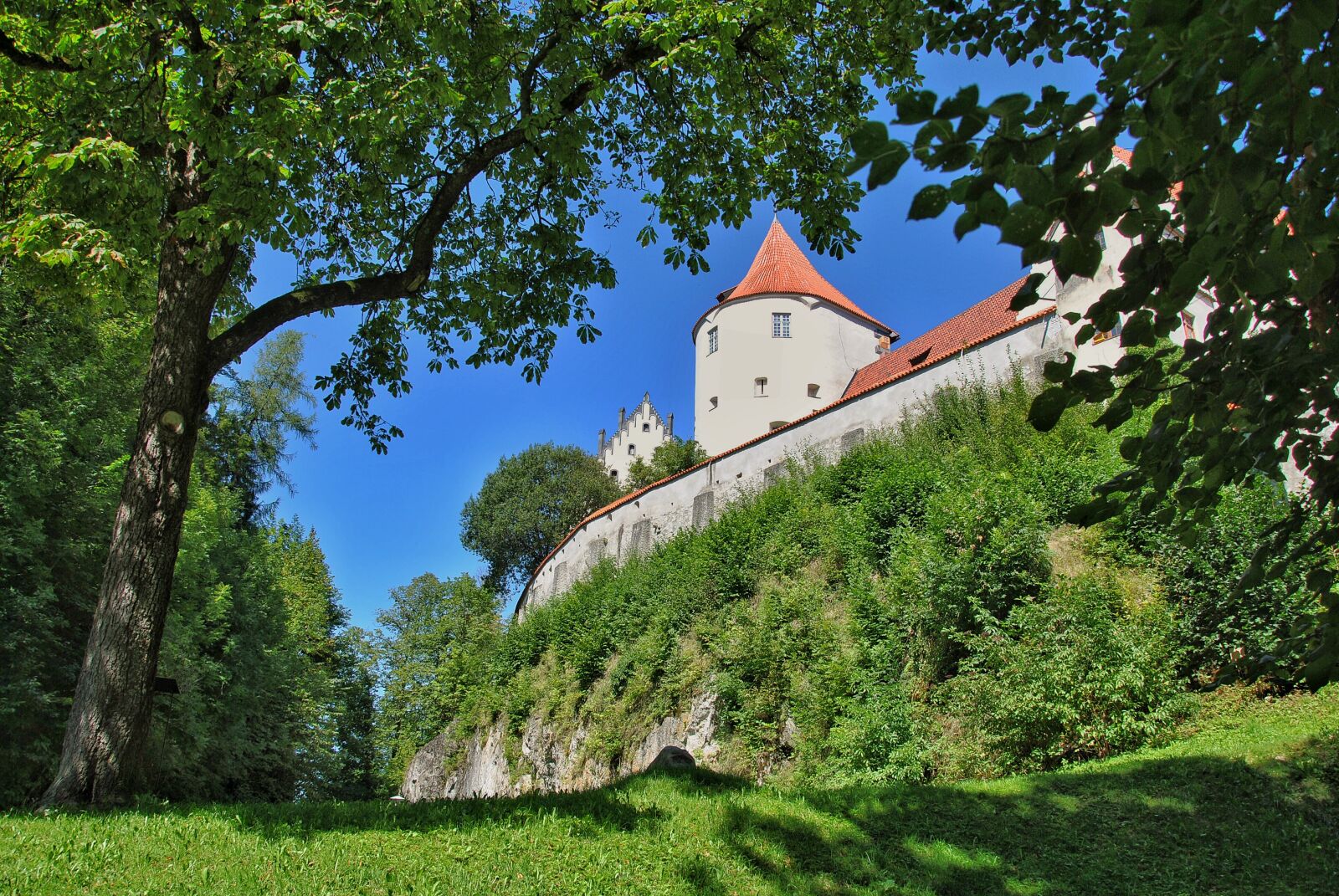 Nikon D3000 sample photo. Füssen, castle, historically photography