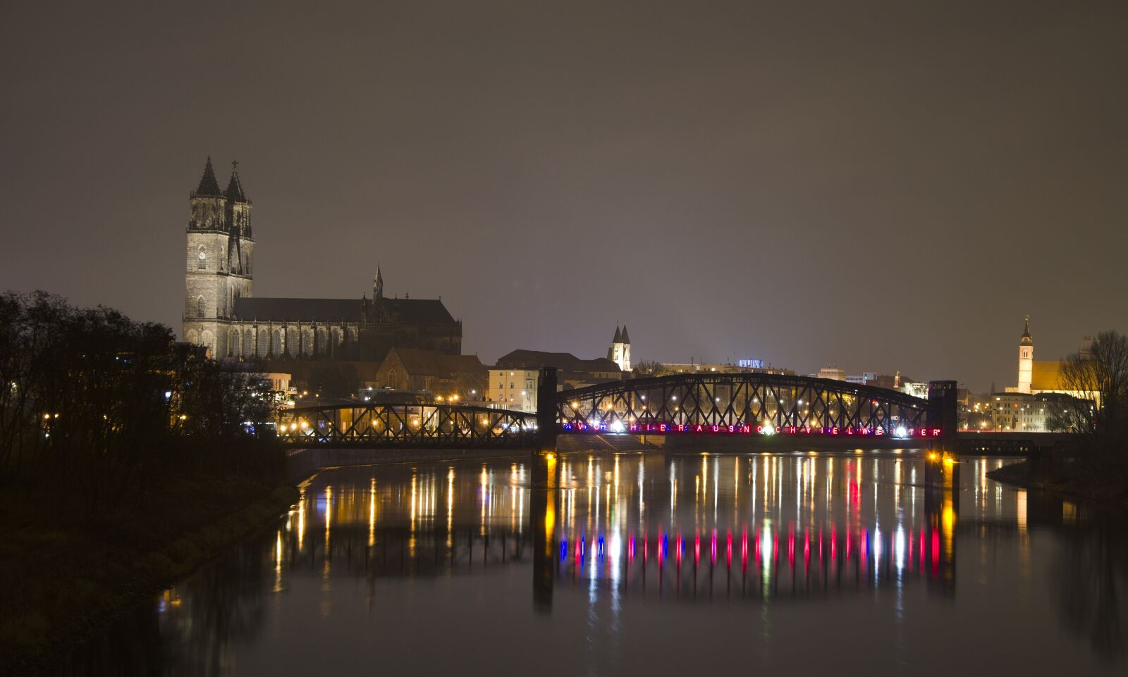 Nikon D5100 sample photo. Dom, magdeburg, hubbrücke photography