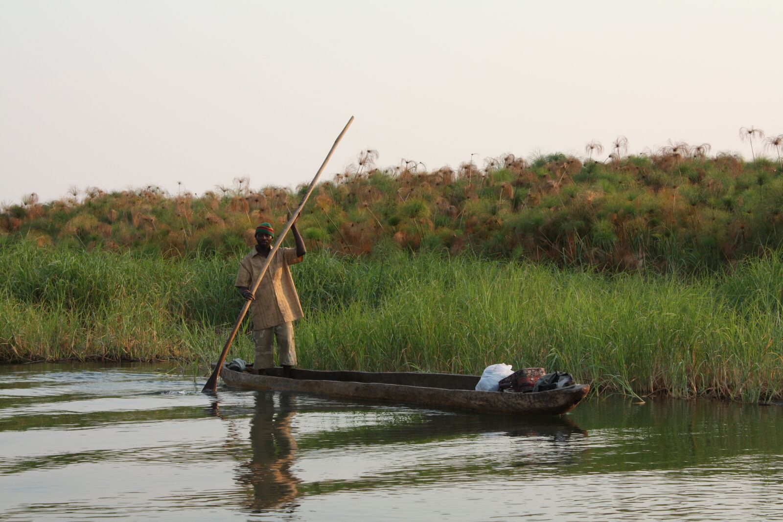 Canon EOS 450D (EOS Rebel XSi / EOS Kiss X2) sample photo. Africa, river, boat photography