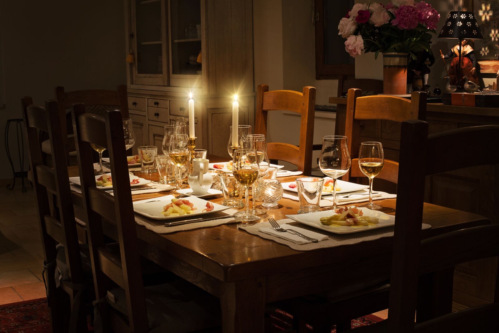 Canon EF 50mm F1.4 USM sample photo. Dinner, table, home photography