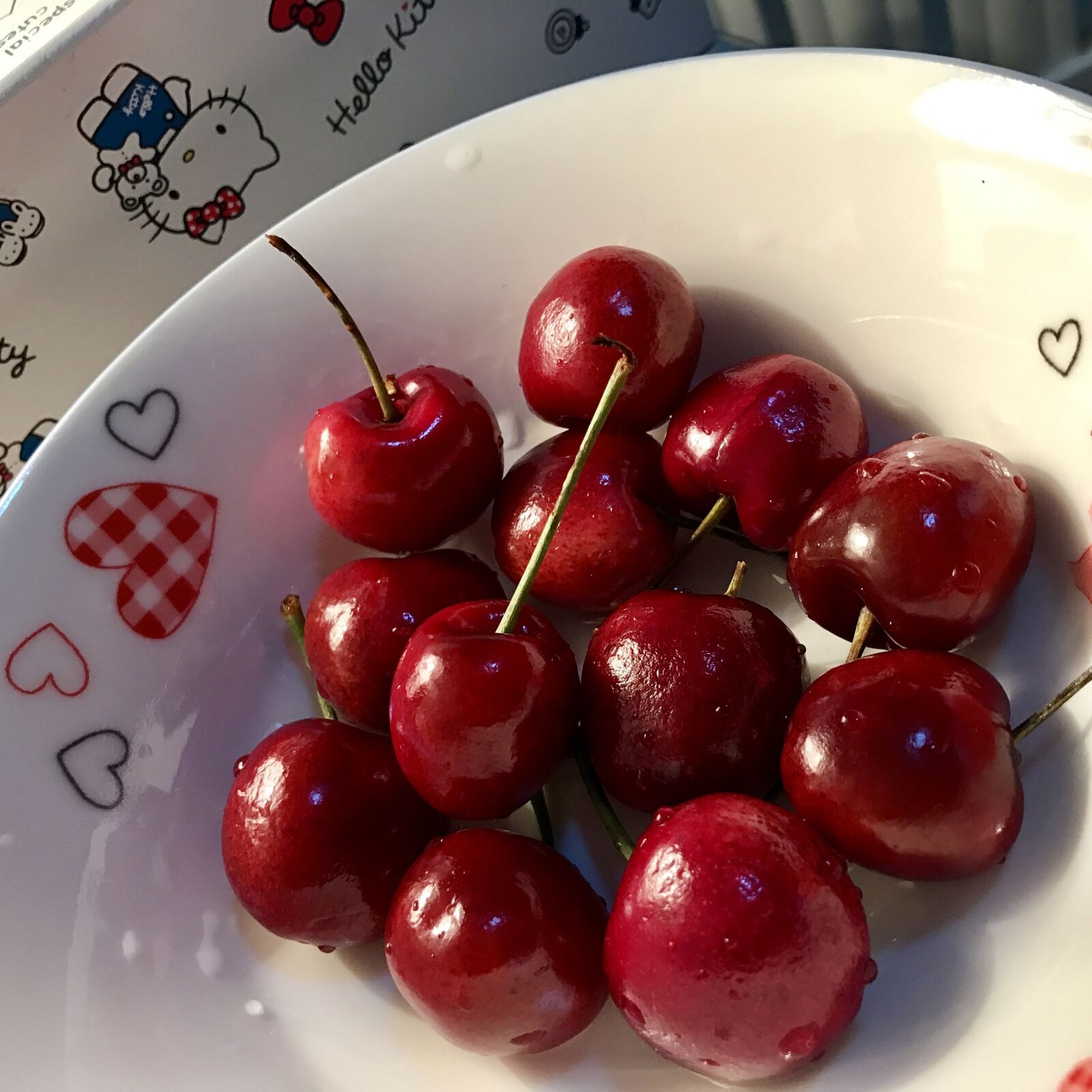 iPhone 7 Plus back iSight Duo camera 3.99mm f/1.8 sample photo. Cherry, love, fruit photography