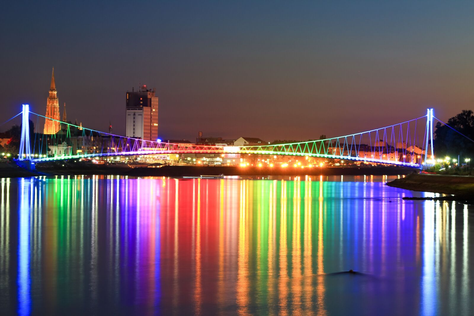 Canon EOS 1200D (EOS Rebel T5 / EOS Kiss X70 / EOS Hi) sample photo. Bridge, rainbow, stunning photography