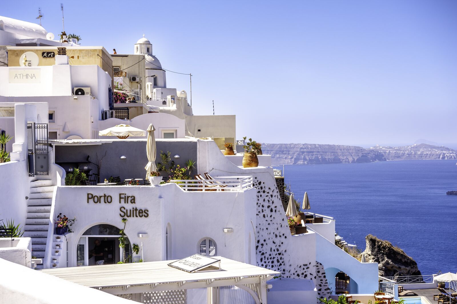 Nikon D700 sample photo. Santorini, greece, oia photography