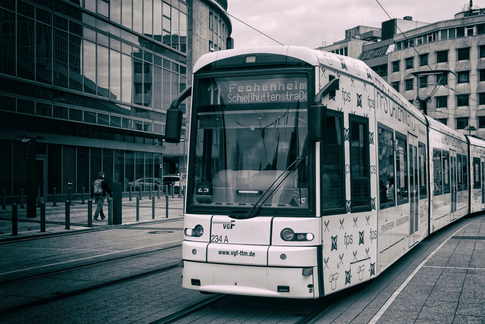 Sony a6000 sample photo. Tram, train, rail traffic photography