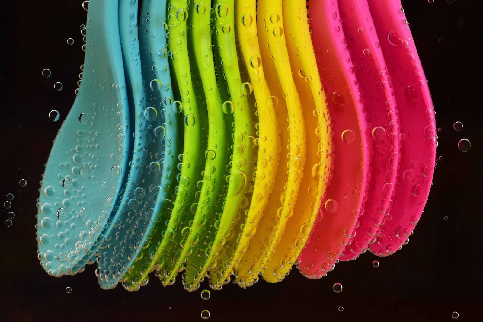 Nikon D3300 sample photo. Spoon, color, plastic, colorful photography