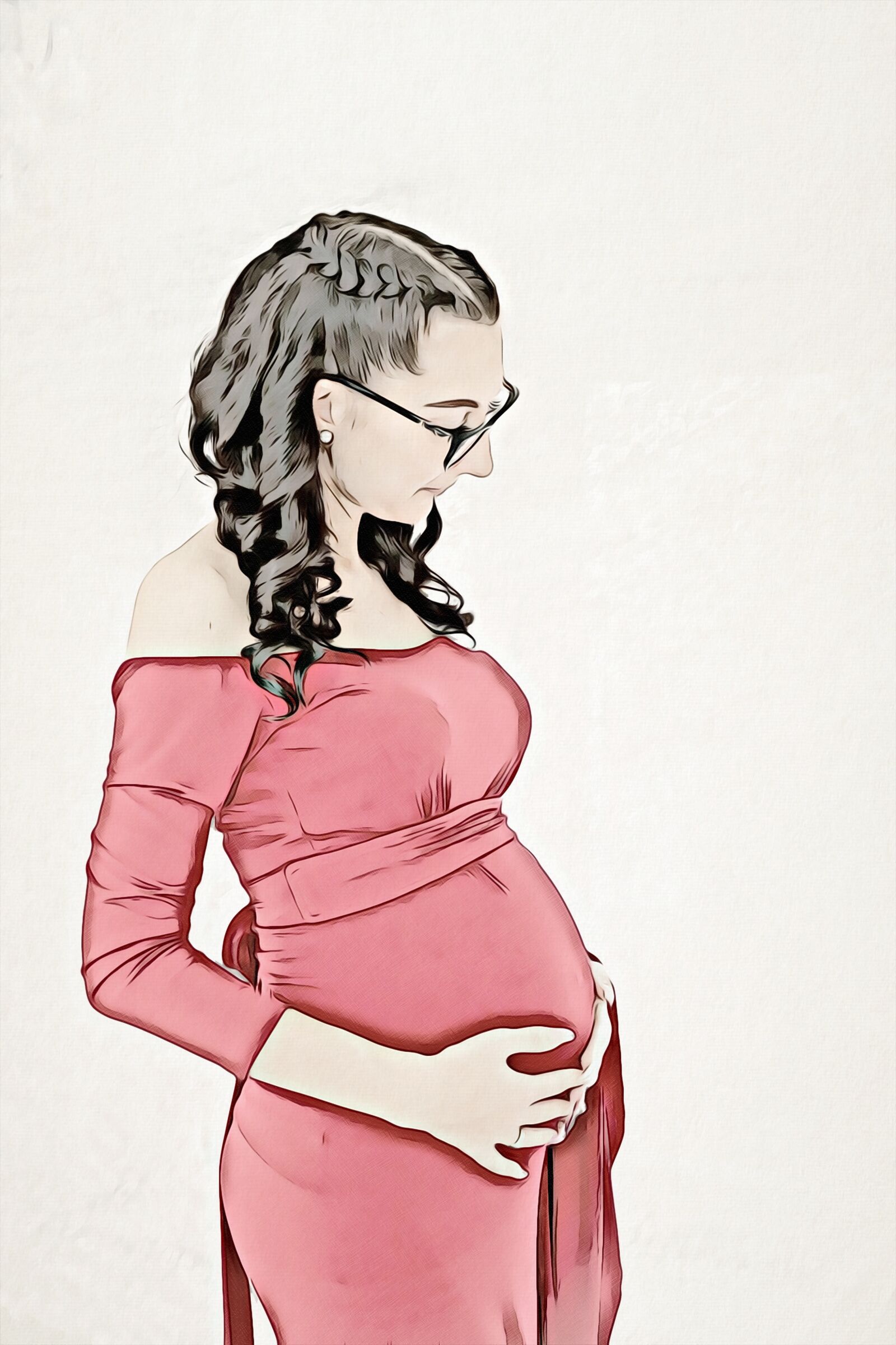 Canon EOS 800D (EOS Rebel T7i / EOS Kiss X9i) sample photo. Graphics, woman, pregnant photography