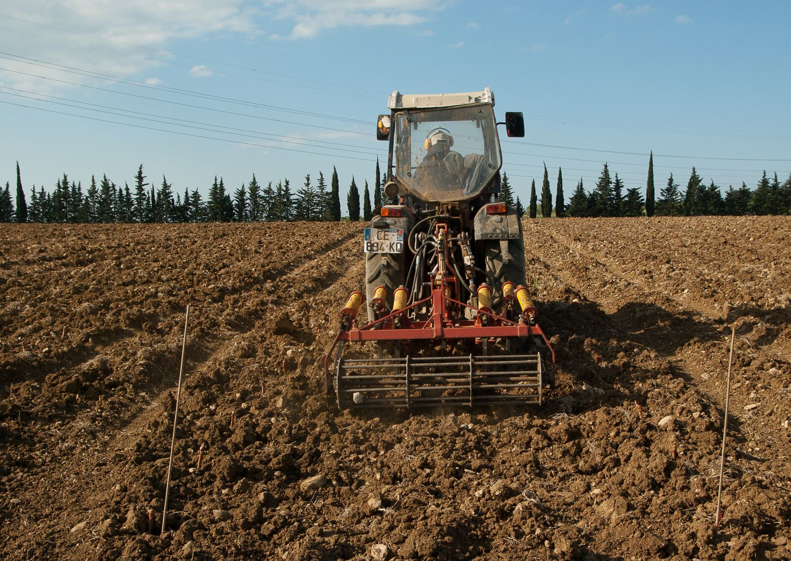 Pentax K10D sample photo. Vine, tractor, agricultural machinery photography
