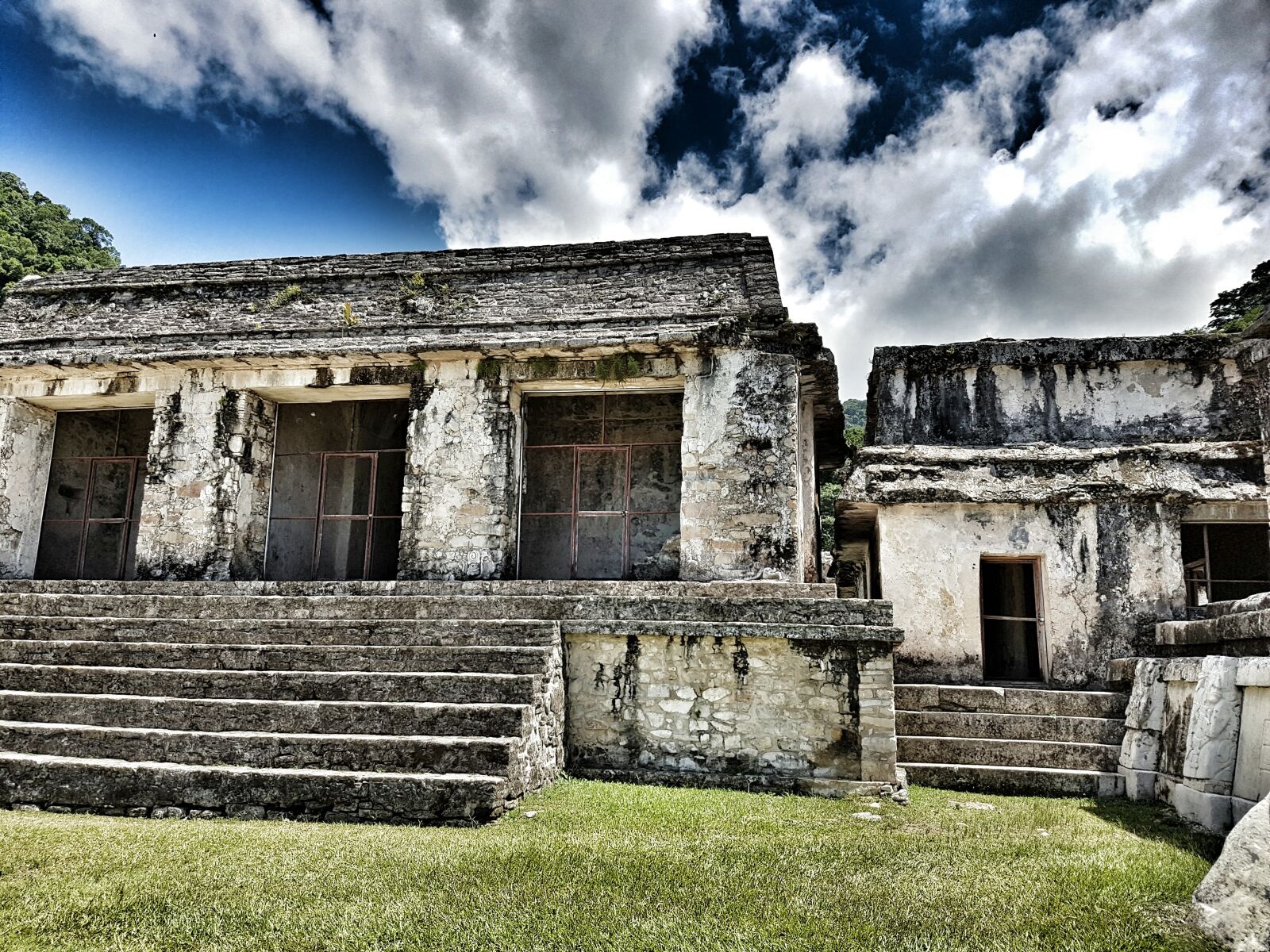 Samsung Galaxy S7 Edge sample photo. Palenque, pyramid, architecture photography