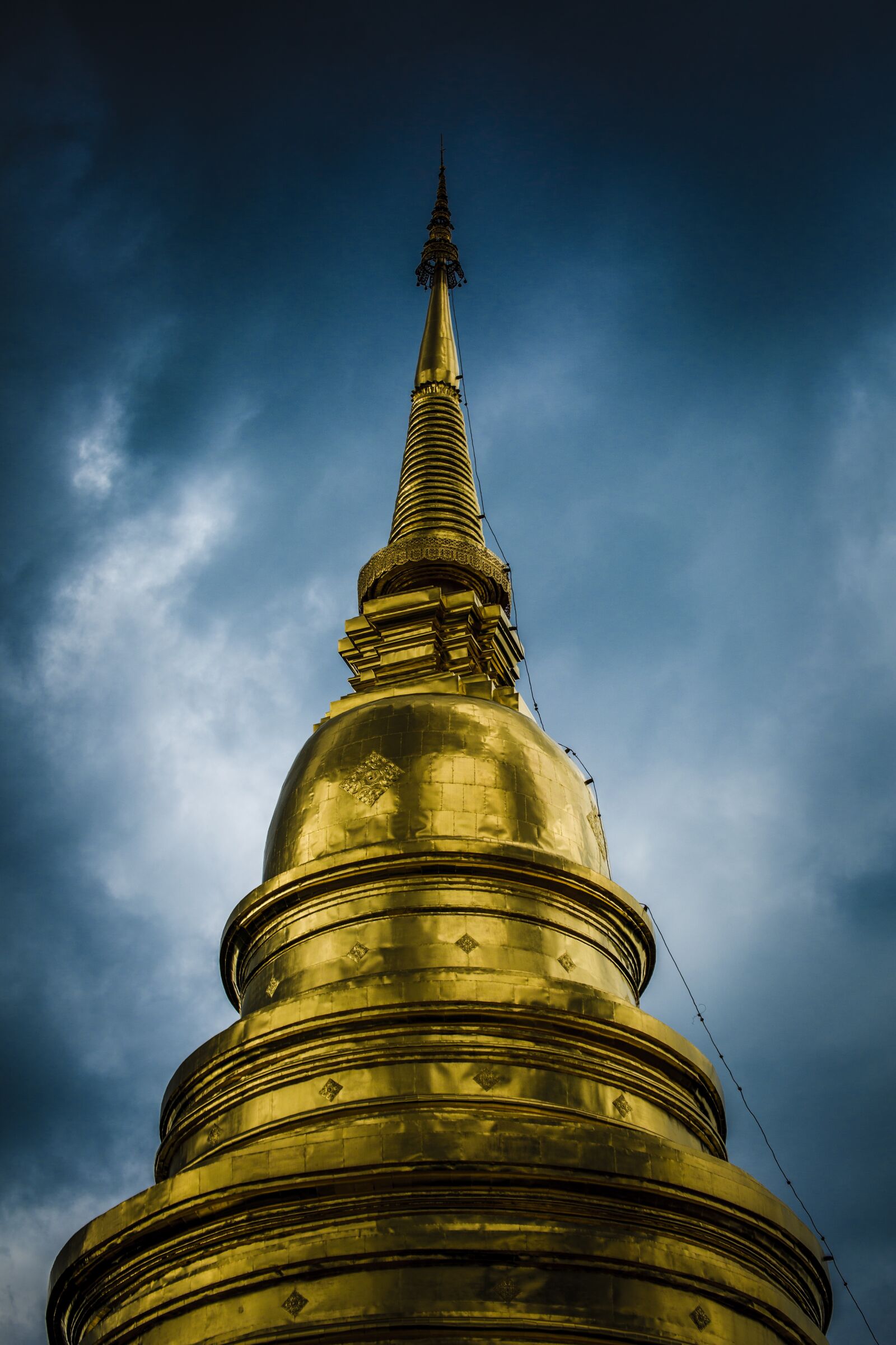 Canon EOS 5D Mark III sample photo. Wat suan dok, pagoda photography