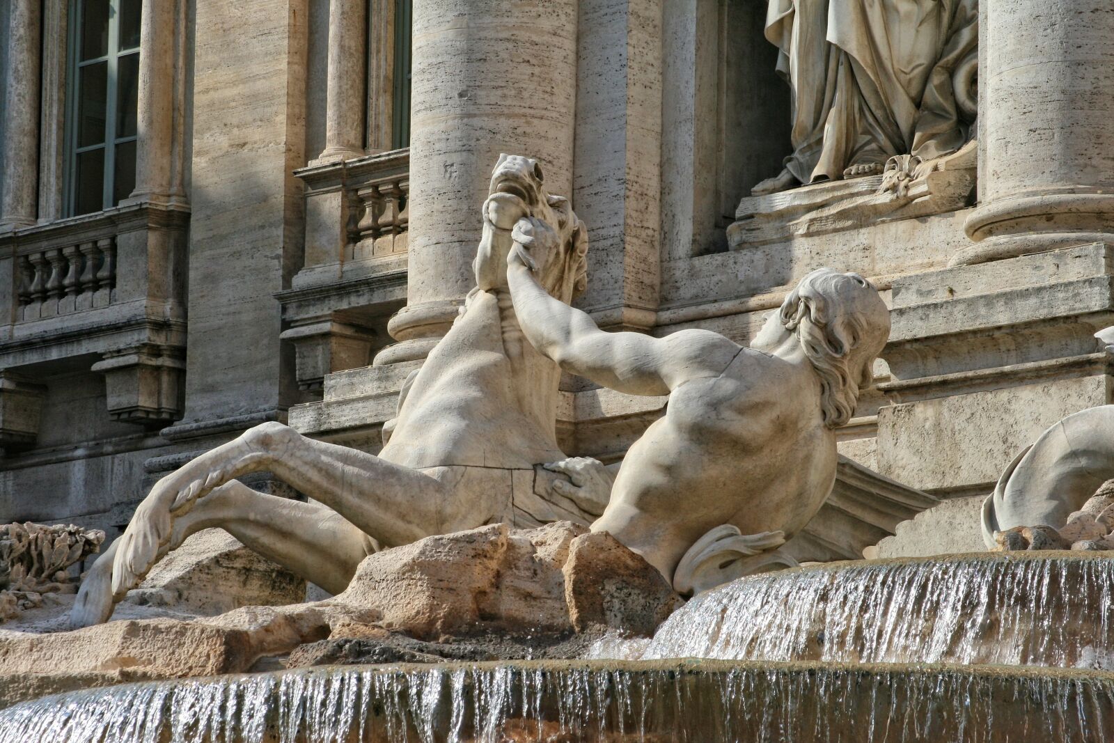Canon EOS 400D (EOS Digital Rebel XTi / EOS Kiss Digital X) sample photo. Italy, rome, trevi fountain photography