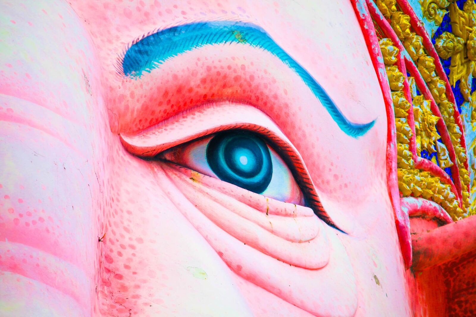 Canon EOS 70D + Canon EF-S 55-250mm F4-5.6 IS sample photo. Ganesh, eyes, believe in photography