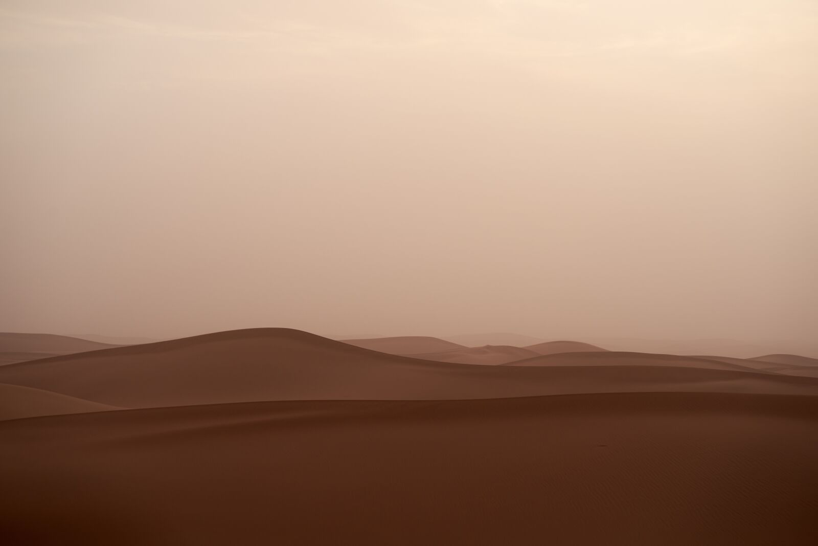 Sony FE 70-300mm F4.5-5.6 G OSS sample photo. Sandstorm, trueb, desert photography