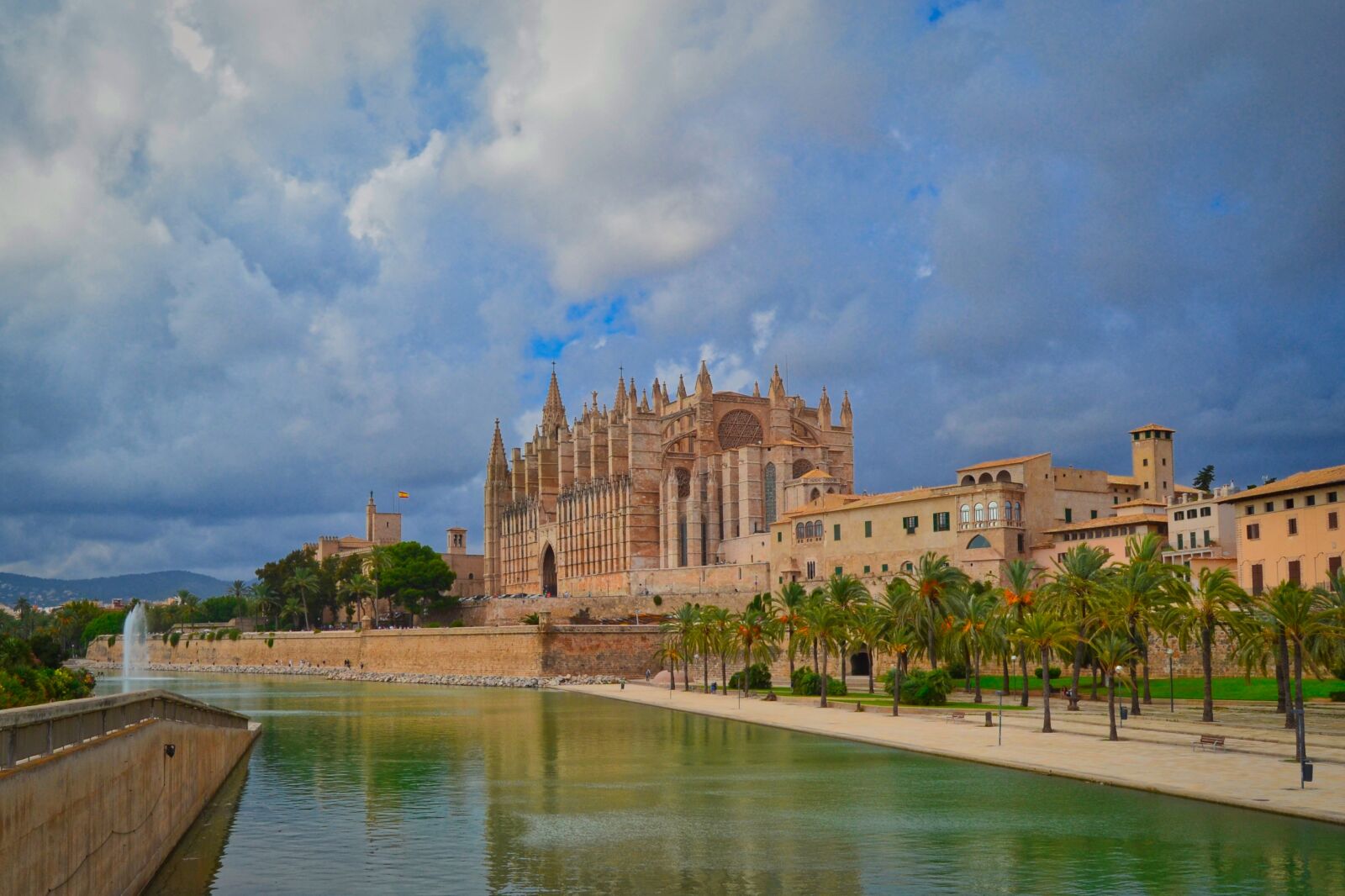 Nikon D3100 sample photo. Cathedral, palma, mallorca photography