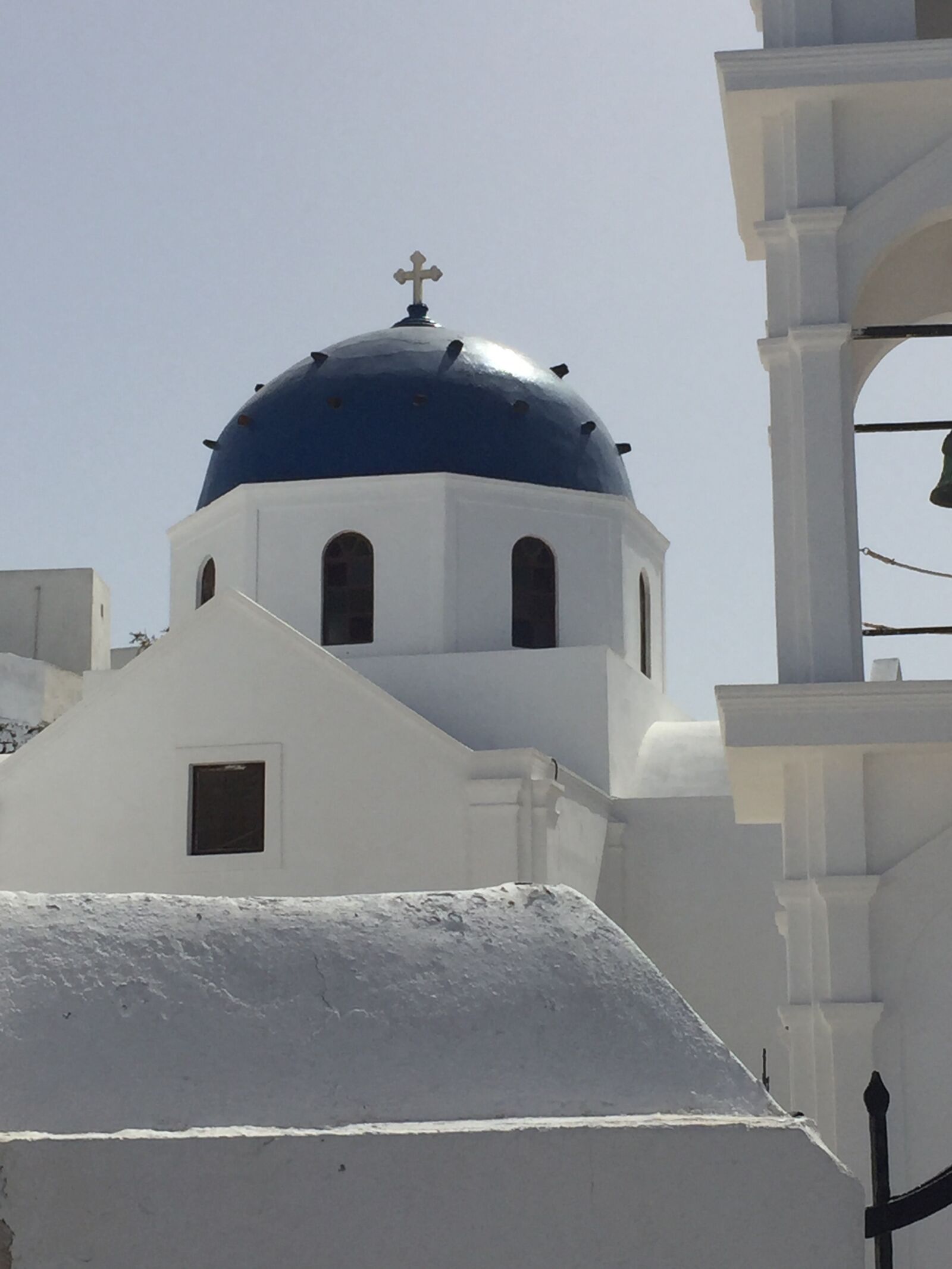 iPhone 6 Plus back camera 4.15mm f/2.2 sample photo. Santorini, ocean, island photography