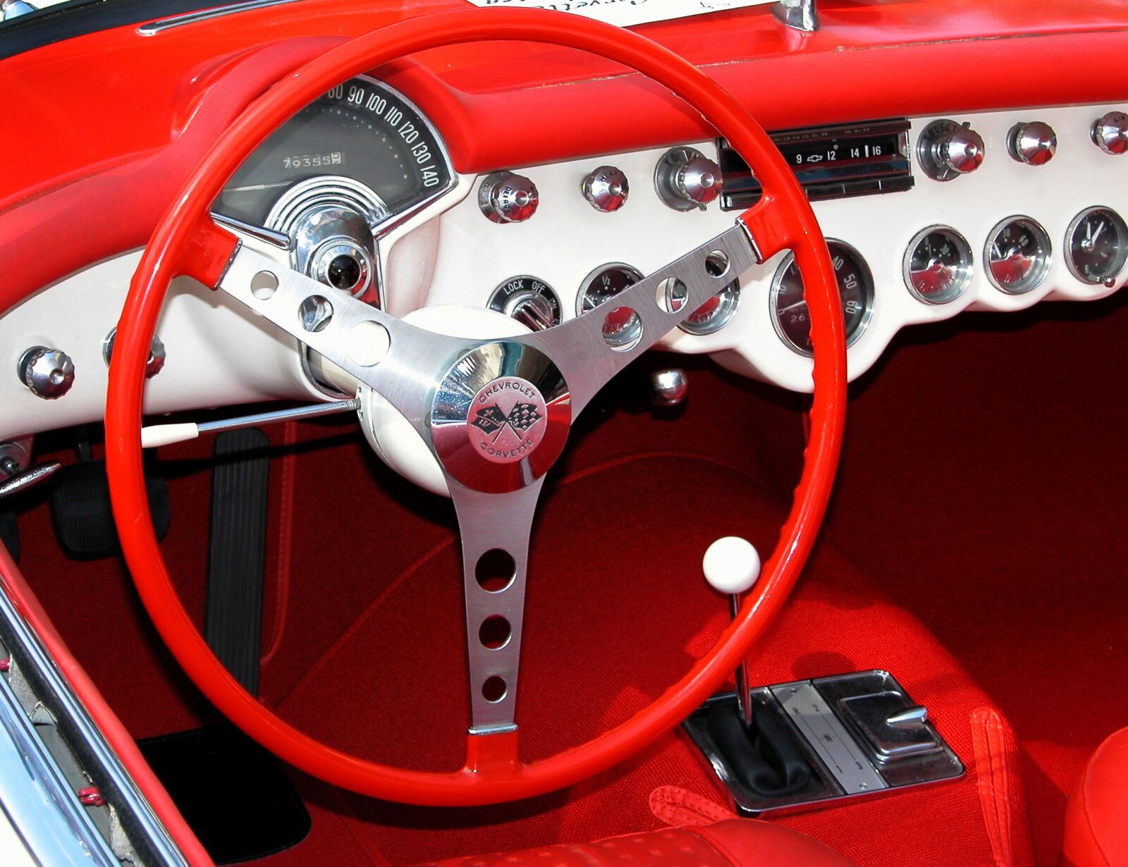Nikon E5700 sample photo. Car interior, classic car photography