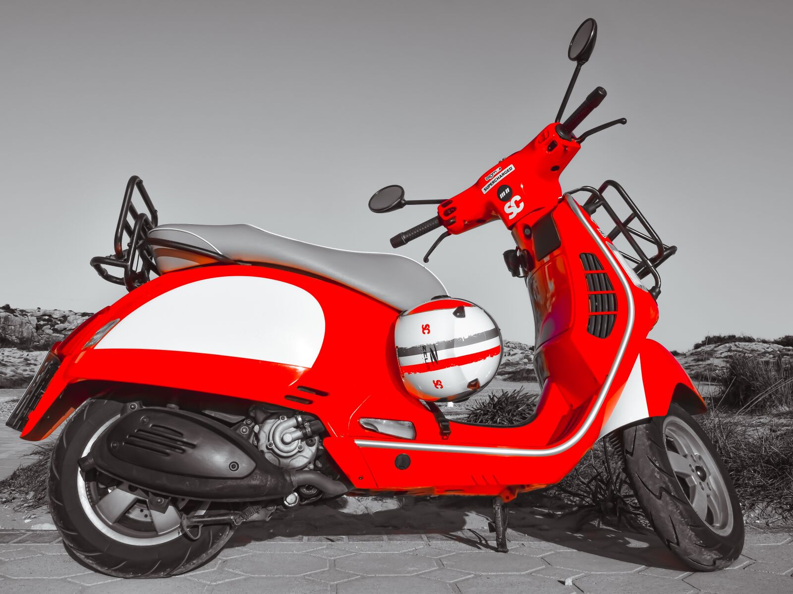 Nikon D3300 sample photo. Vespa, bike, motorbike photography