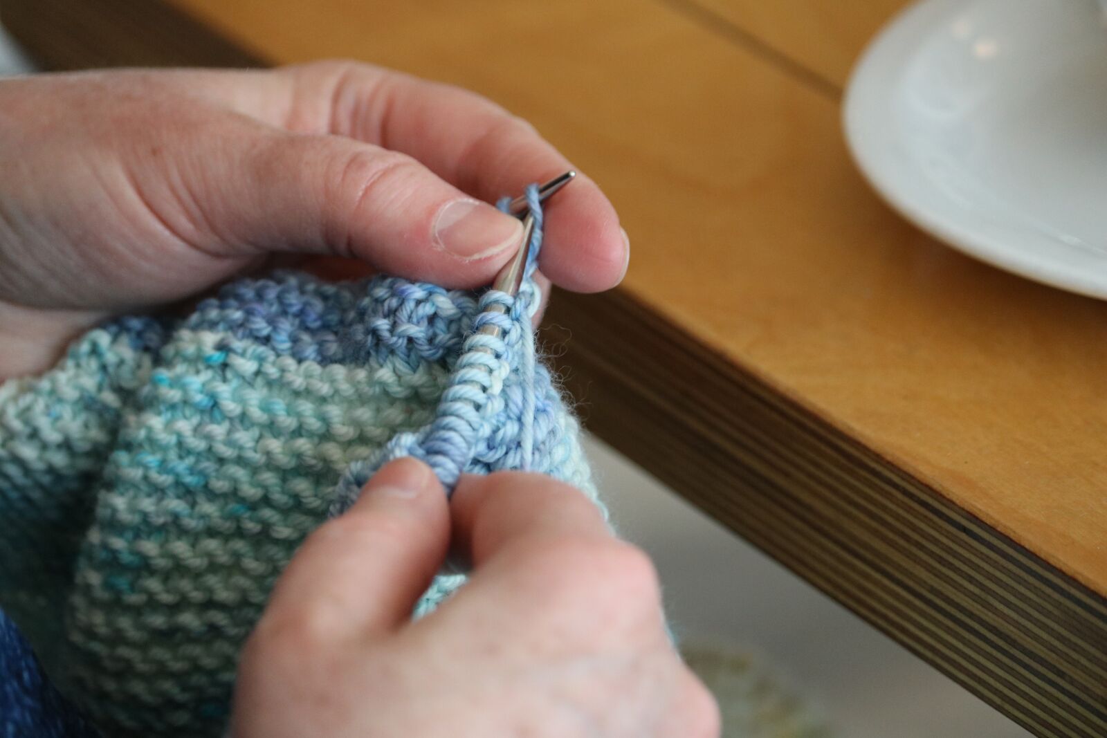 Canon EOS 760D (EOS Rebel T6s / EOS 8000D) sample photo. Knitting, needle, mesh photography