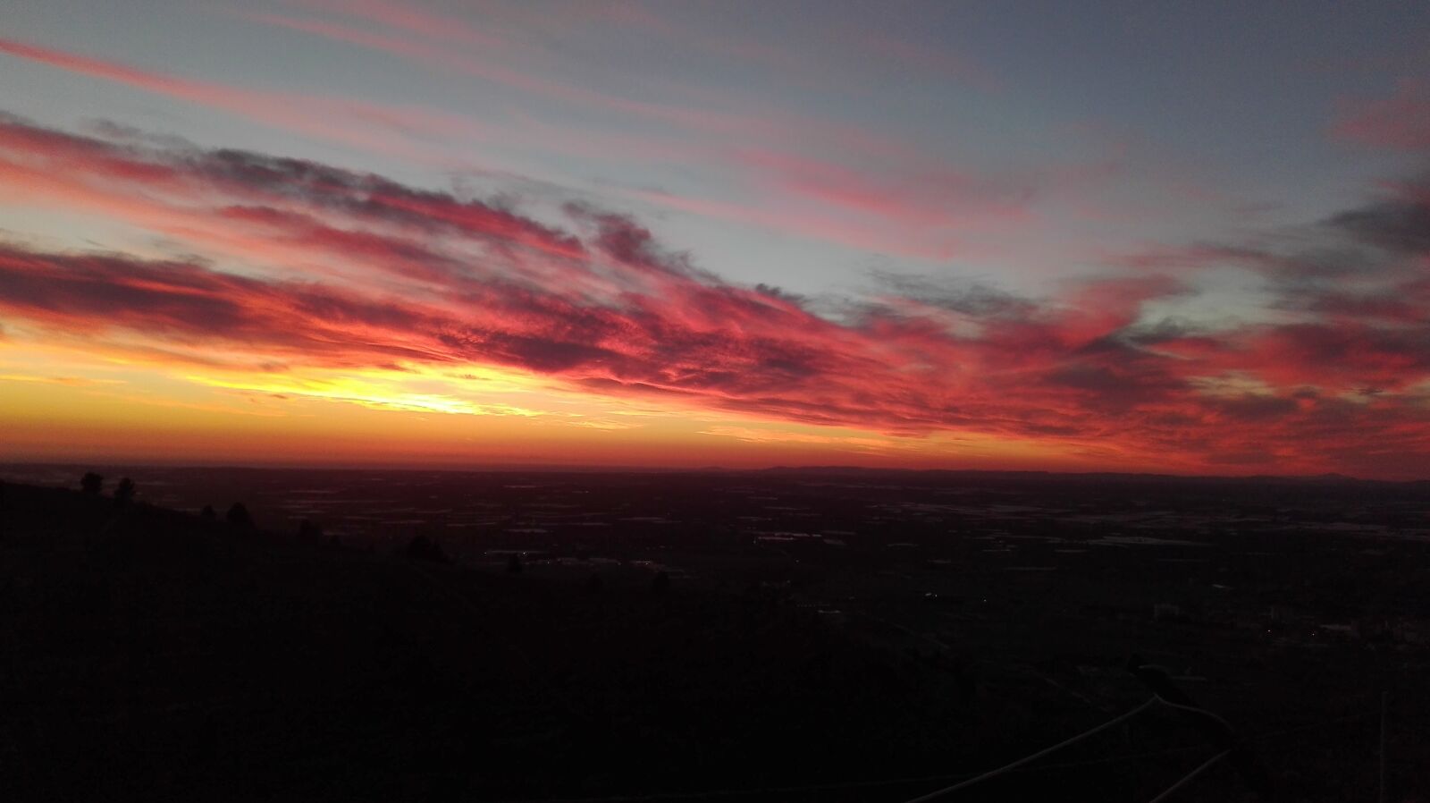 HUAWEI P8 Lite sample photo. Sunset, sky, landscape photography