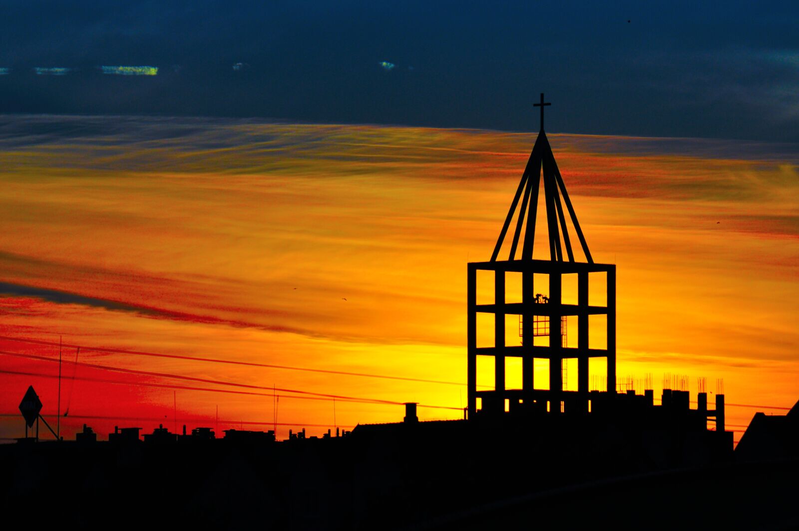 Nikon D90 sample photo. Sunset, tower, architecture photography