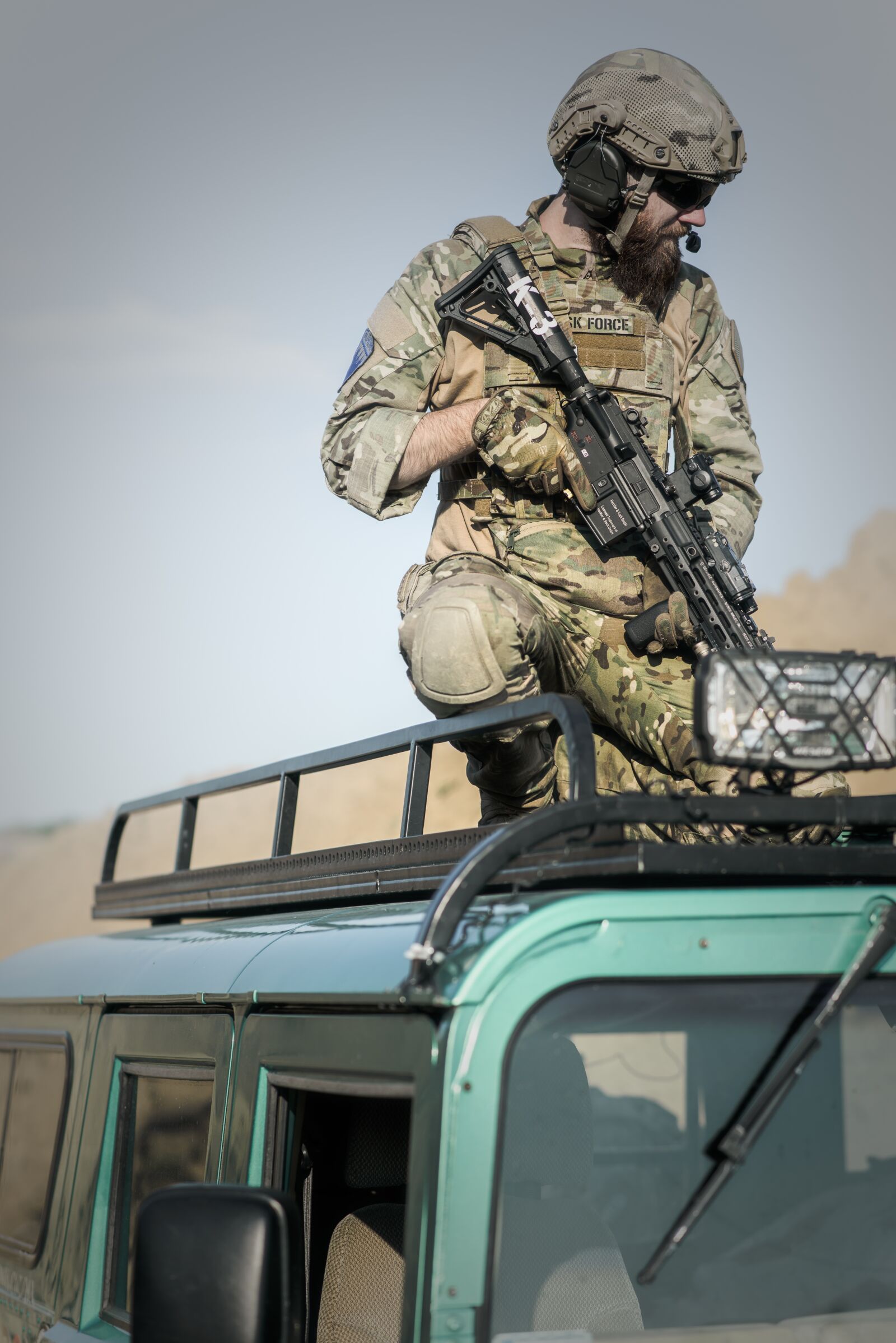 Nikon D600 sample photo. War, desert, guns photography