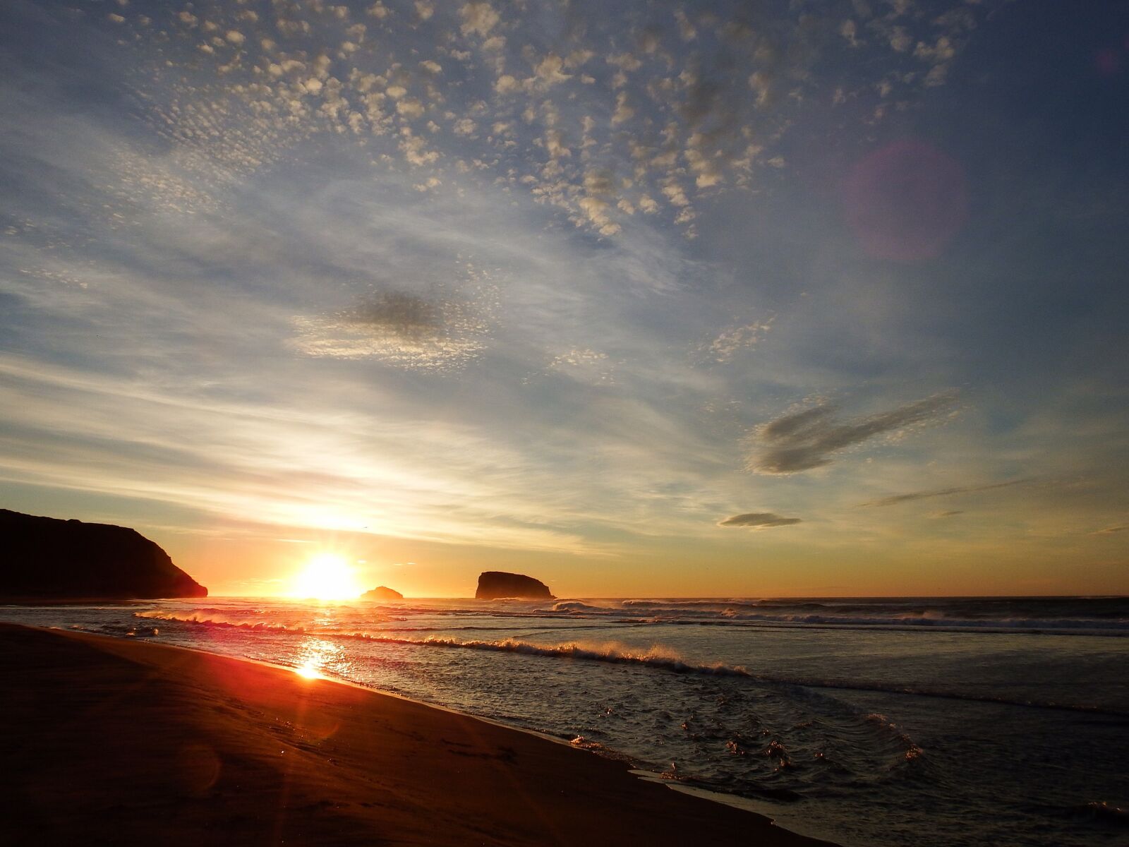 Fujifilm FinePix S1 sample photo. The pacific ocean, sunrise photography