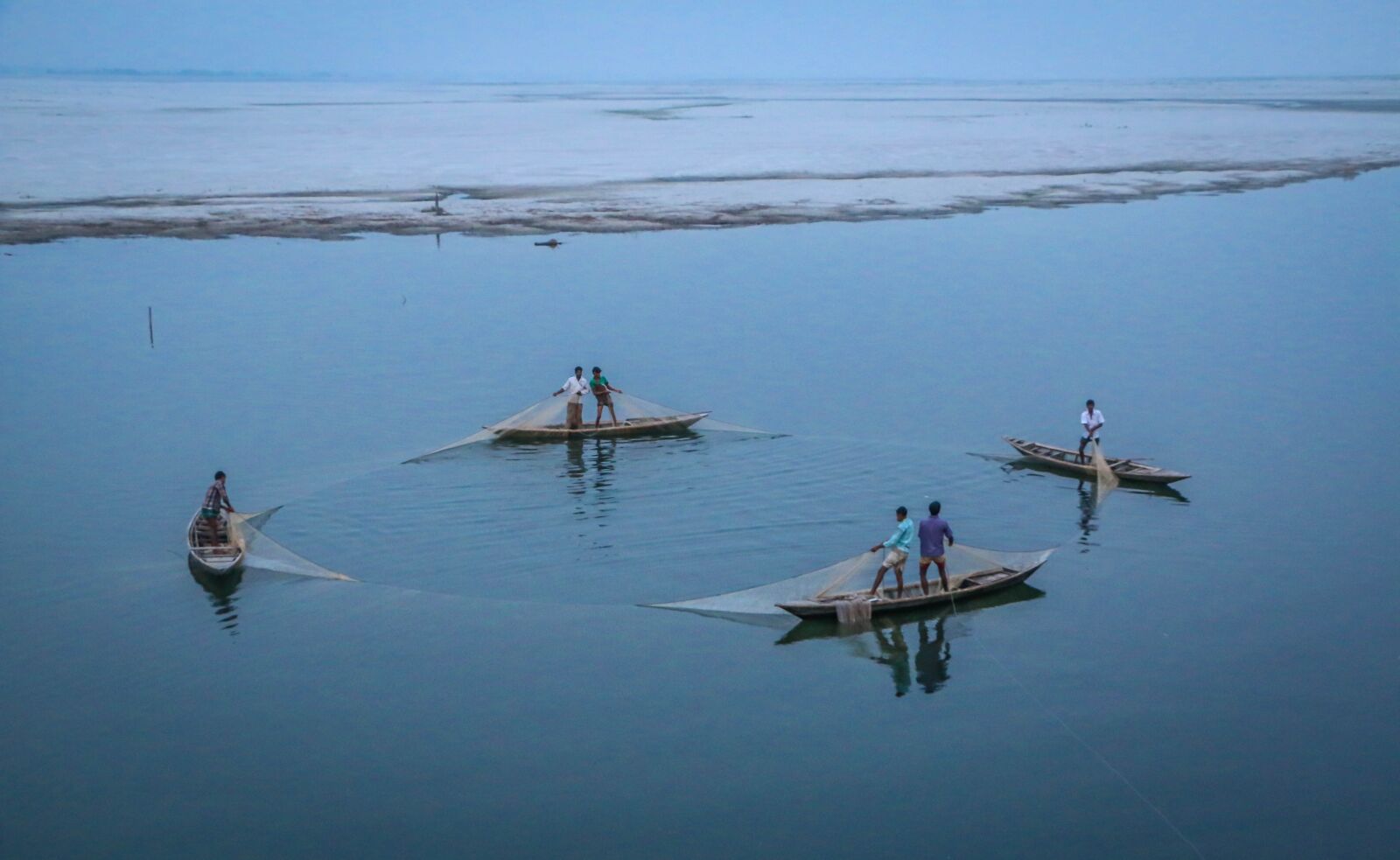 Canon EOS 70D sample photo. Fishing, river, boat photography