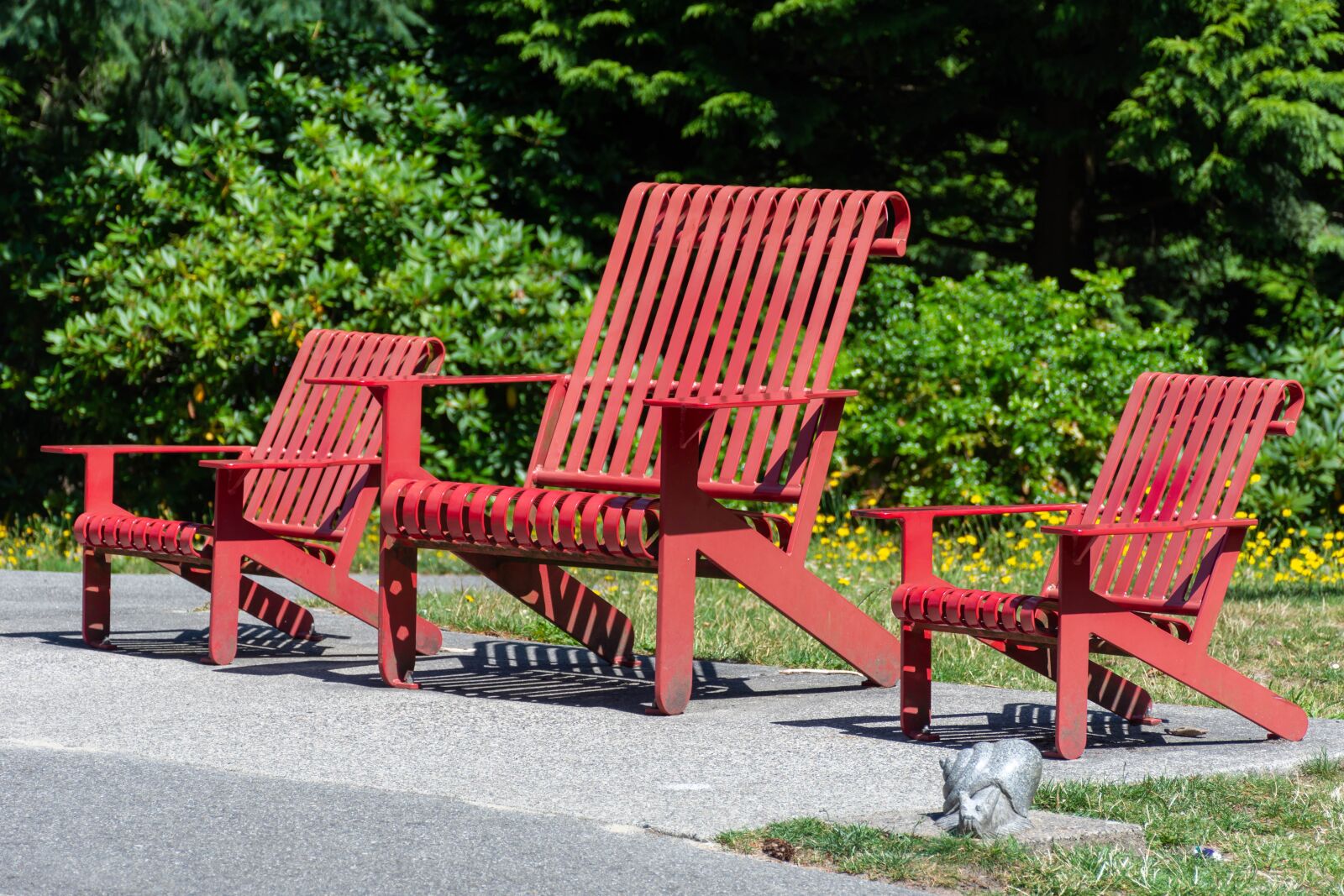 Nikon D7200 sample photo. Background, central park, chair photography