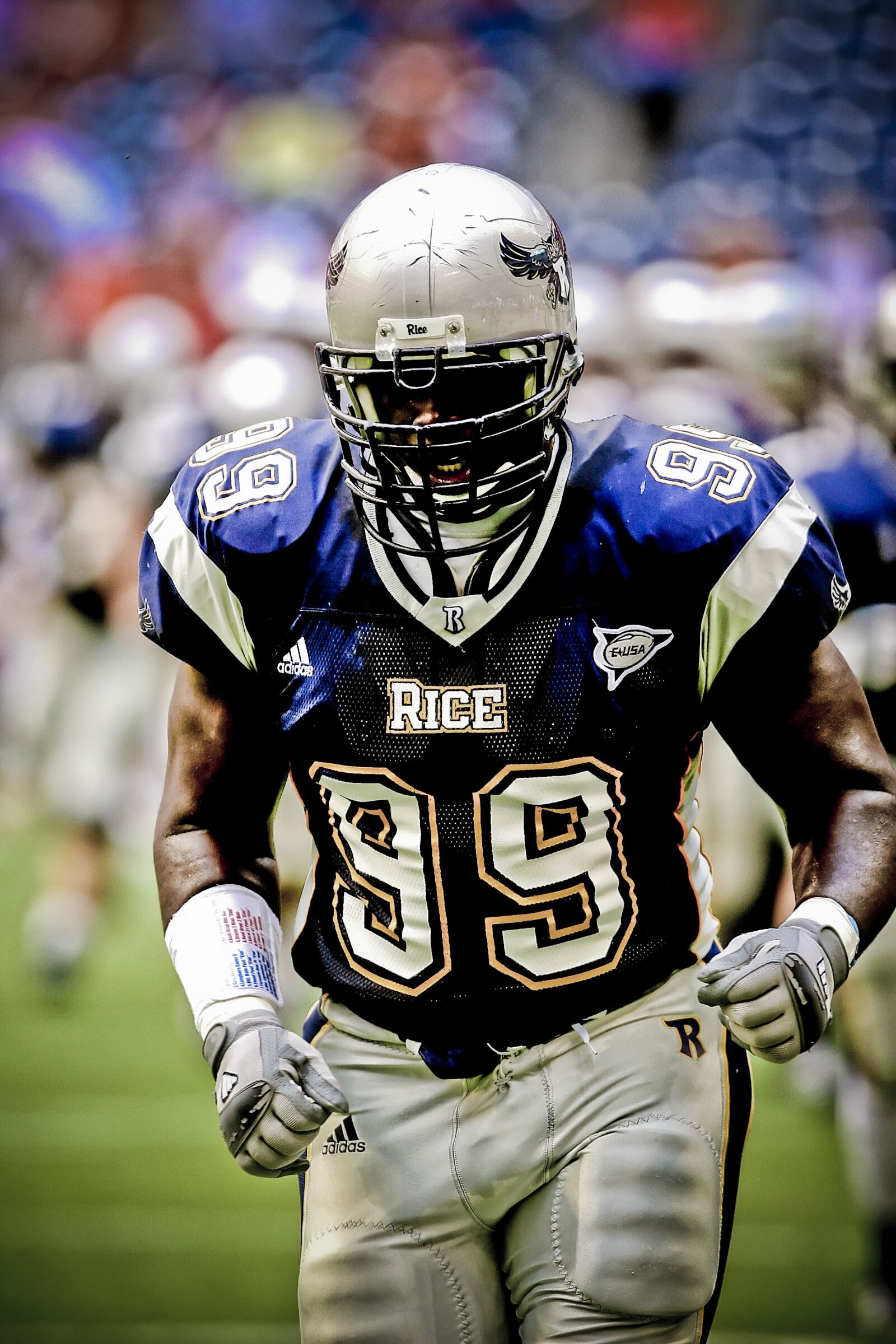 Canon EOS 20D sample photo. Football, american football, player photography