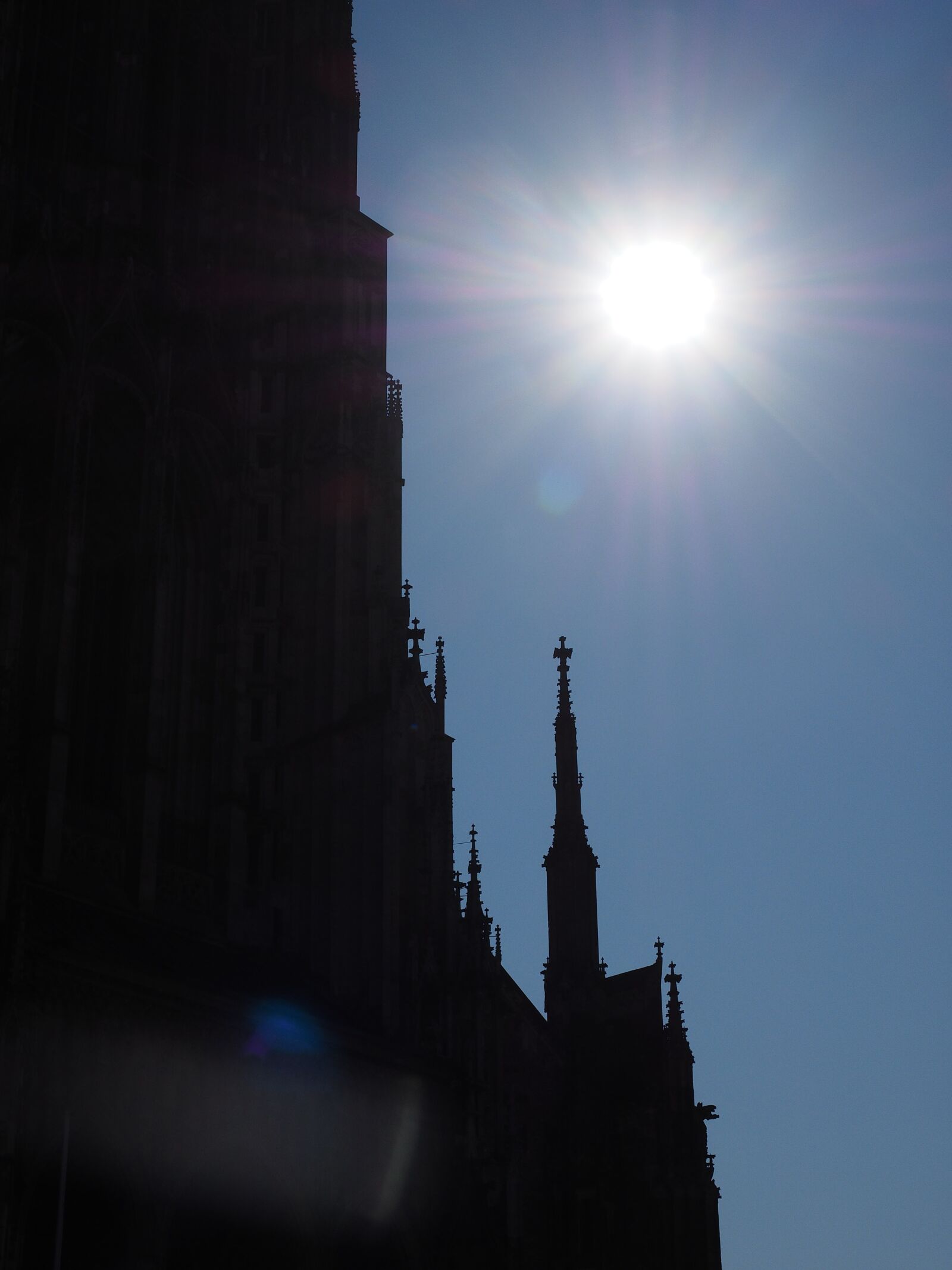 Olympus M.Zuiko Digital ED 12-40mm F2.8 Pro sample photo. Ulm cathedral, solar eclipse photography