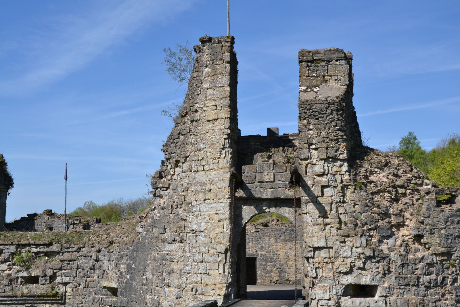 Nikon D3100 sample photo. Ruine, castle, belgium photography