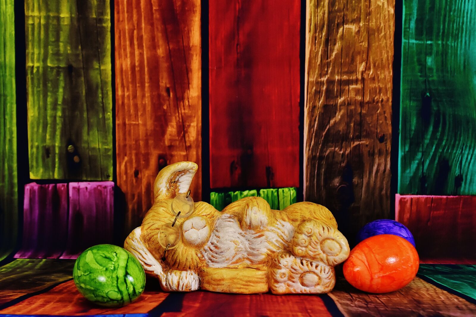 Nikon D7200 sample photo. Easter bunny, glasses, sleep photography