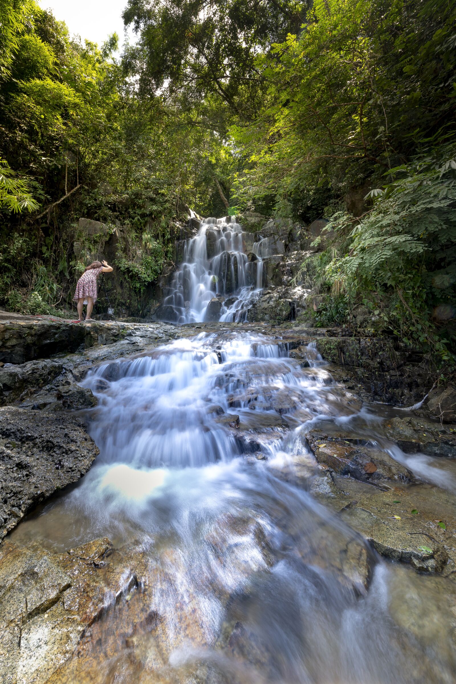 Sony FE 12-24mm F4 G sample photo. Tropical, jungle, the waterfall photography