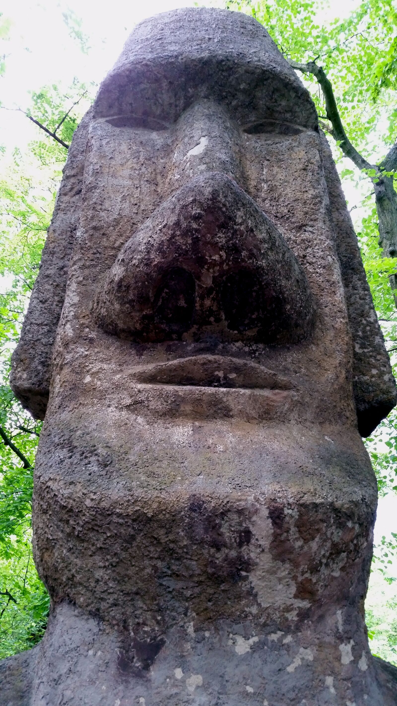 Samsung Galaxy S5 sample photo. Moai, arkady fiedler museum photography