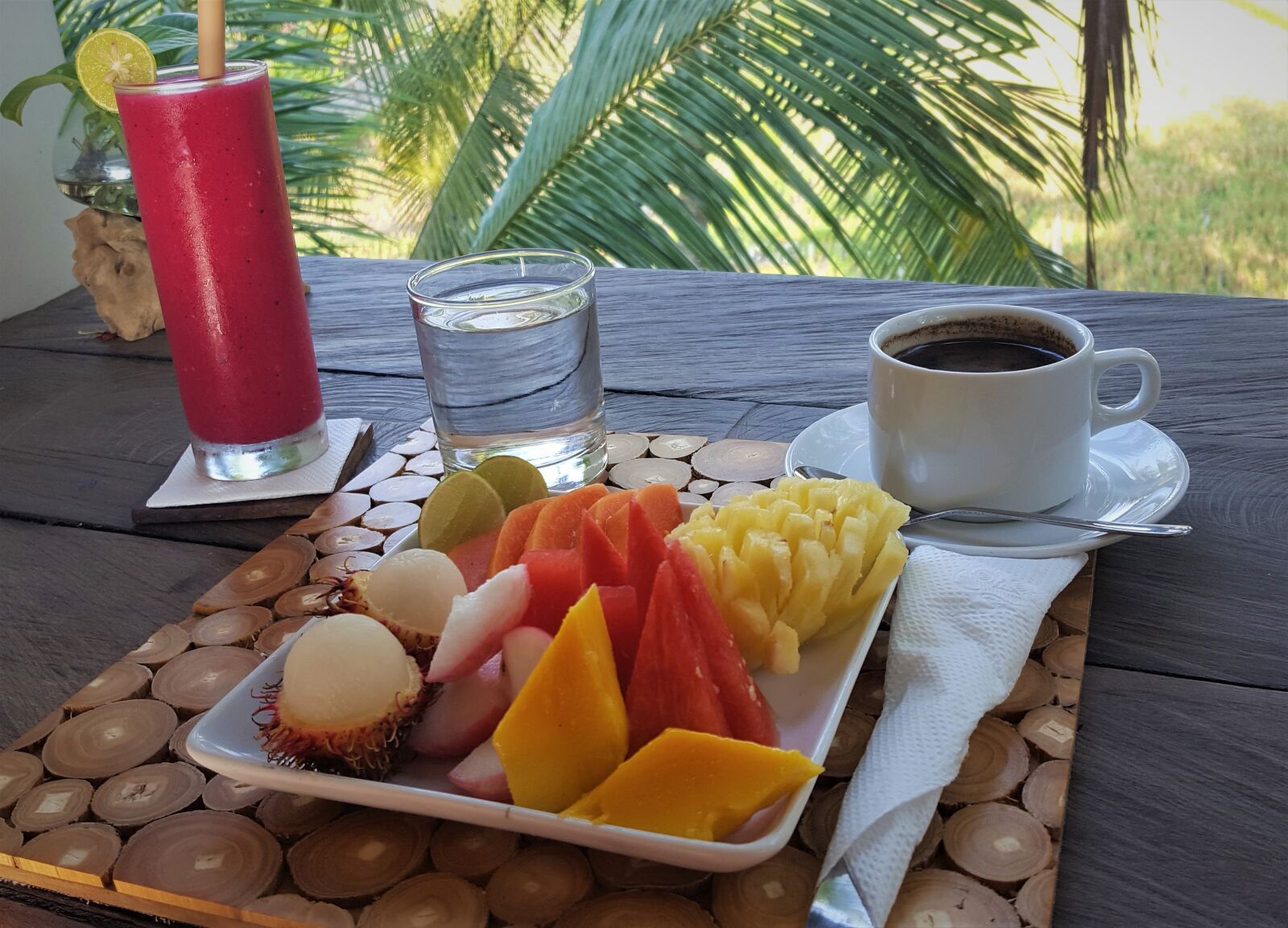 Samsung Galaxy S6 sample photo. Bali, tropical, breakfast photography