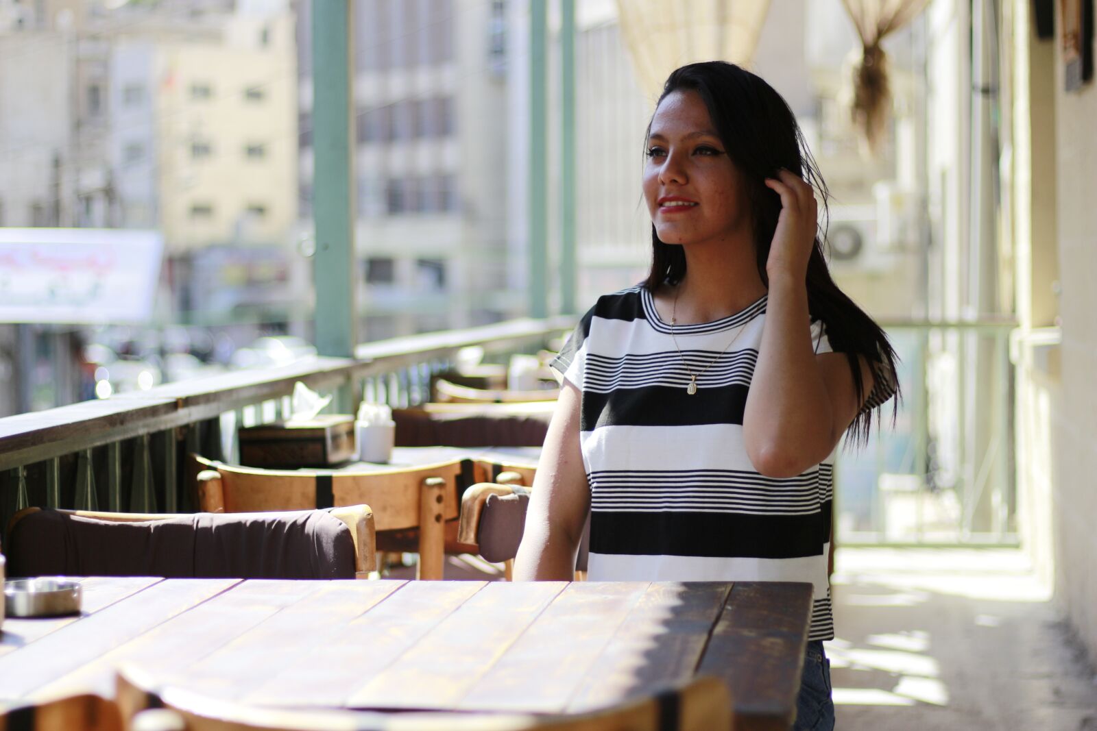 Canon EOS 700D (EOS Rebel T5i / EOS Kiss X7i) + Canon EF 50mm F1.8 STM sample photo. Portrait, girl, model photography